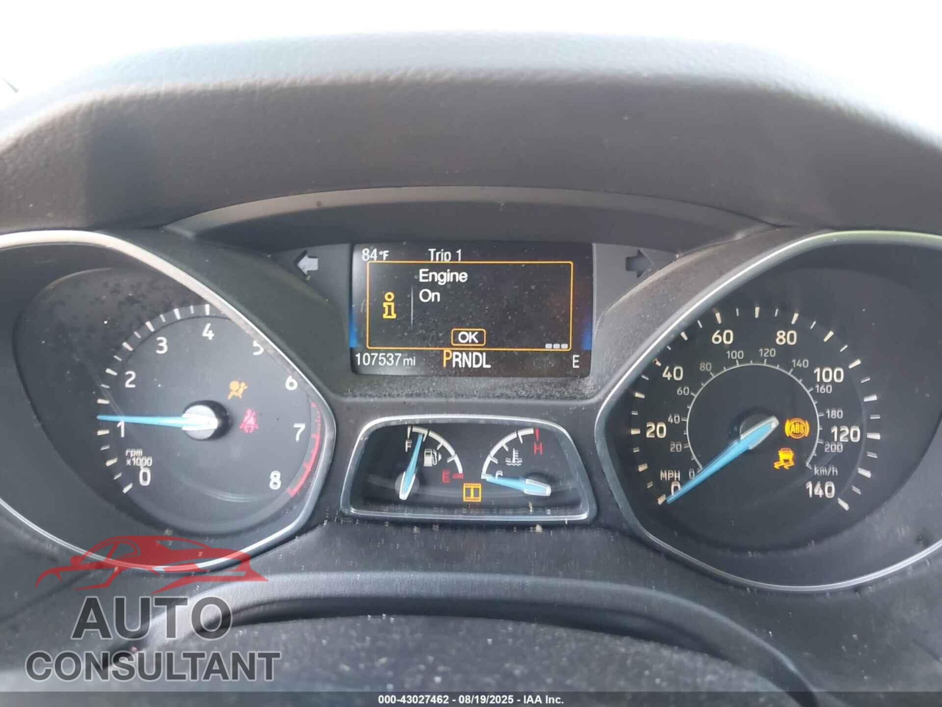 FORD FOCUS 2016 - 1FADP3K25GL390587