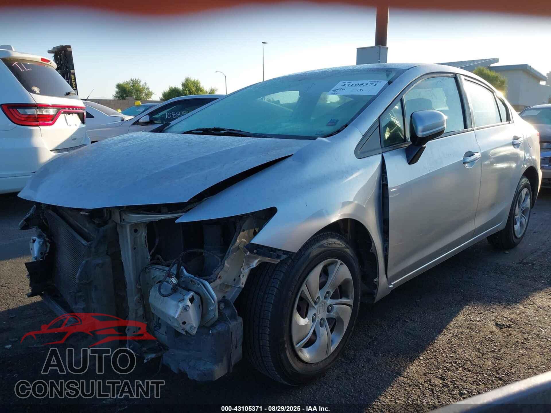 HONDA CIVIC 2014 - 19XFB2F53EE270809