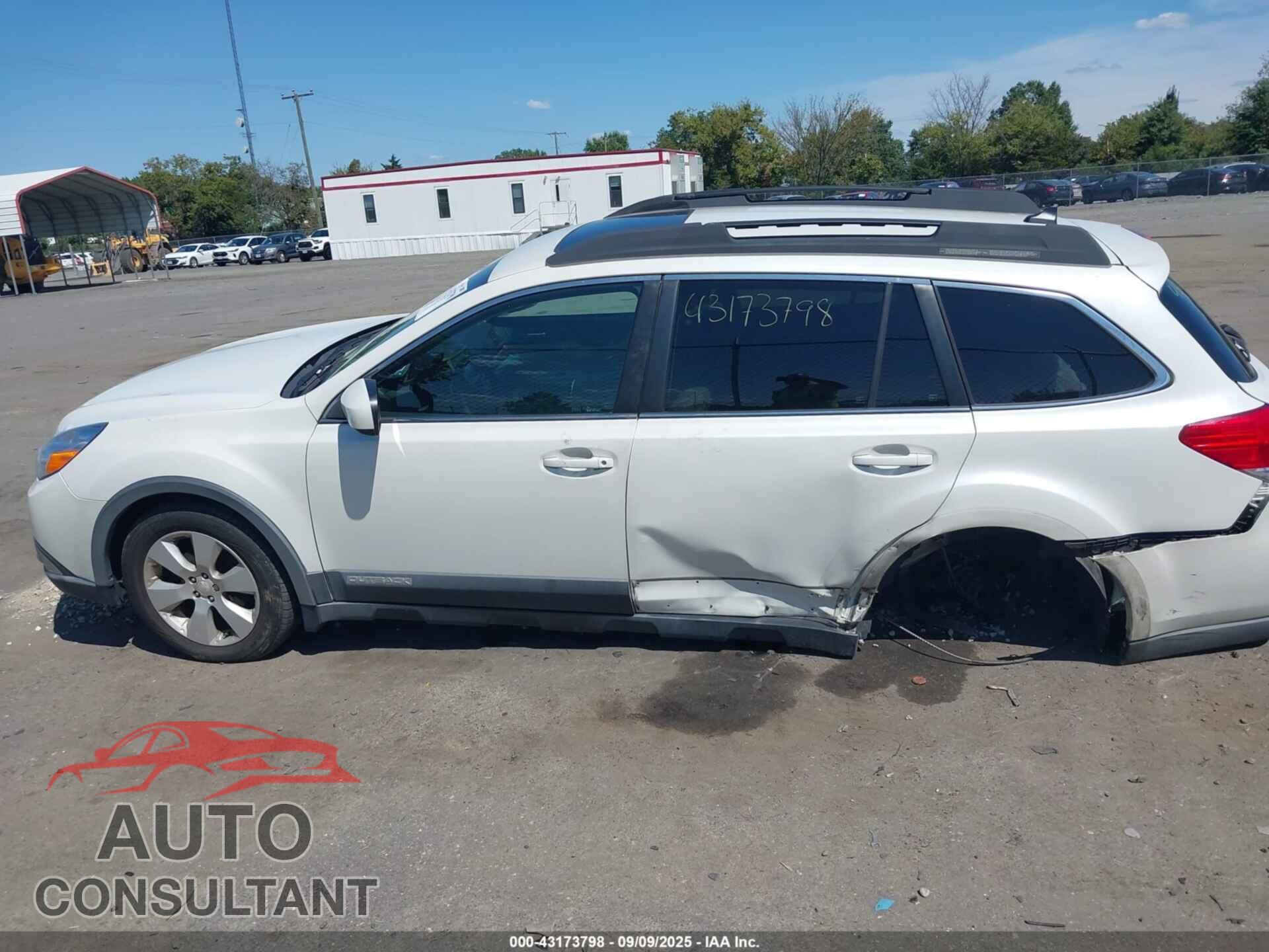 SUBARU OUTBACK 2011 - 4S4BRBLC7B3414129