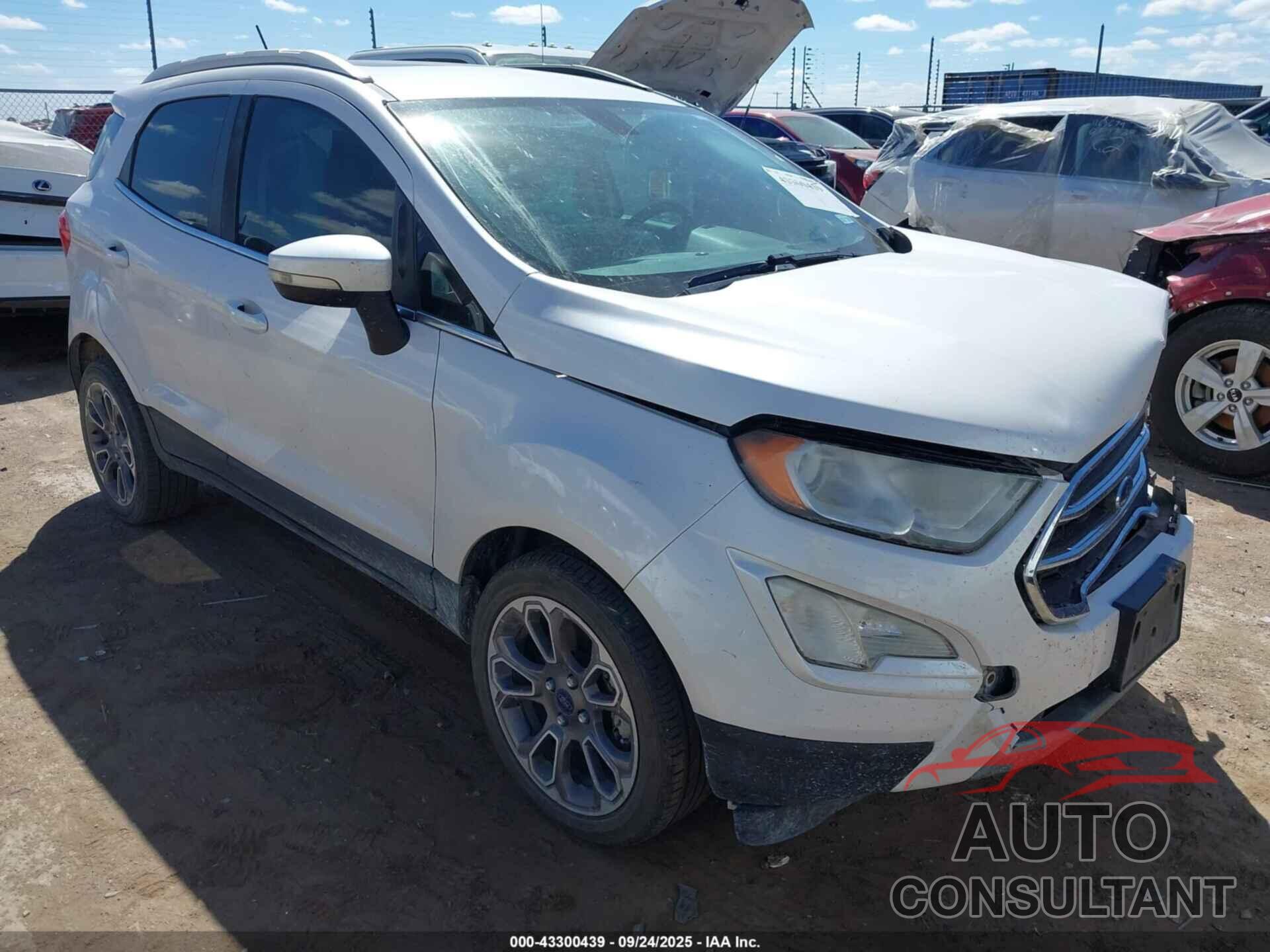 FORD ECOSPORT 2019 - MAJ3S2KE0KC303668