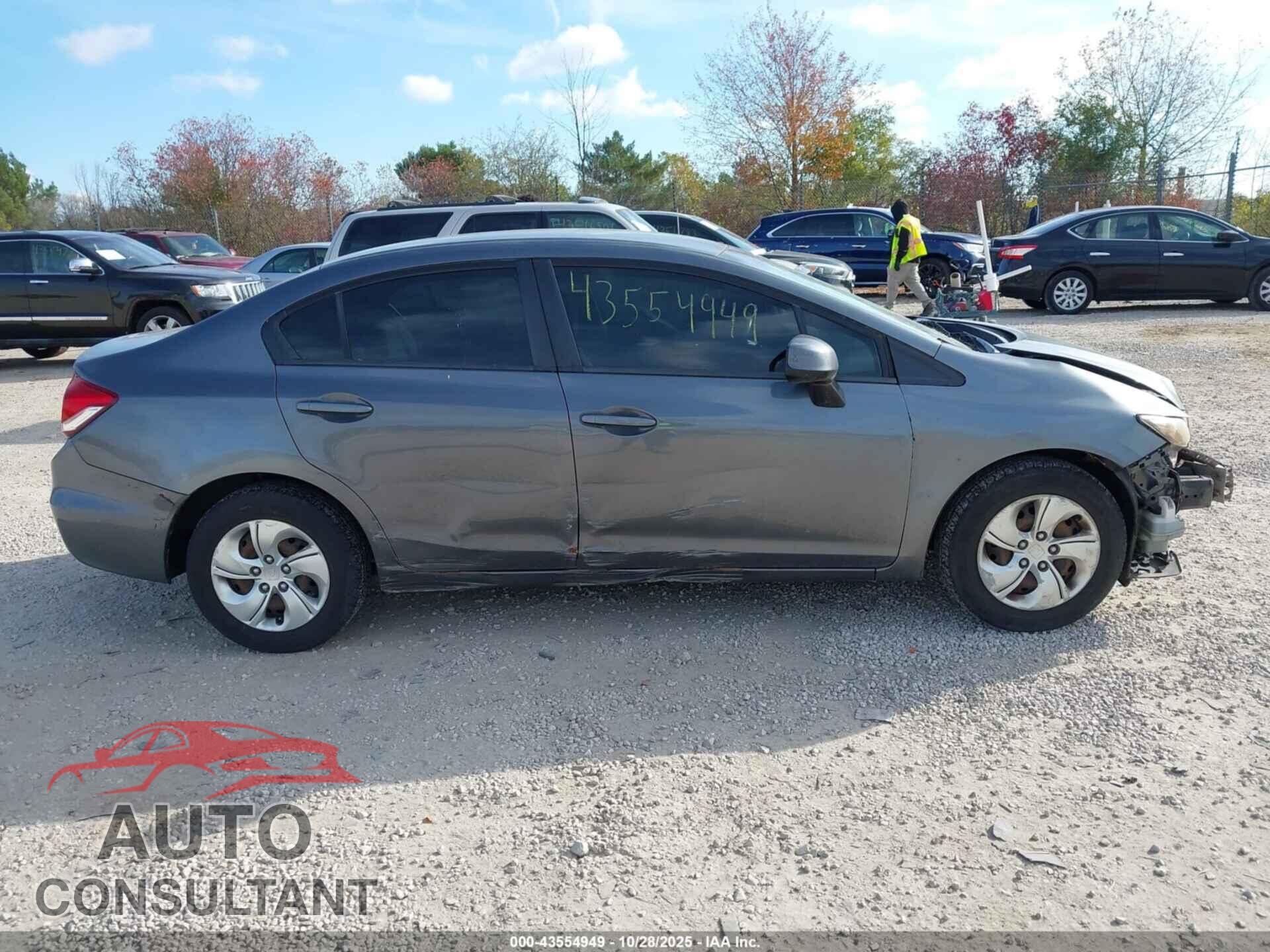HONDA CIVIC 2013 - 19XFB2F56DE100247