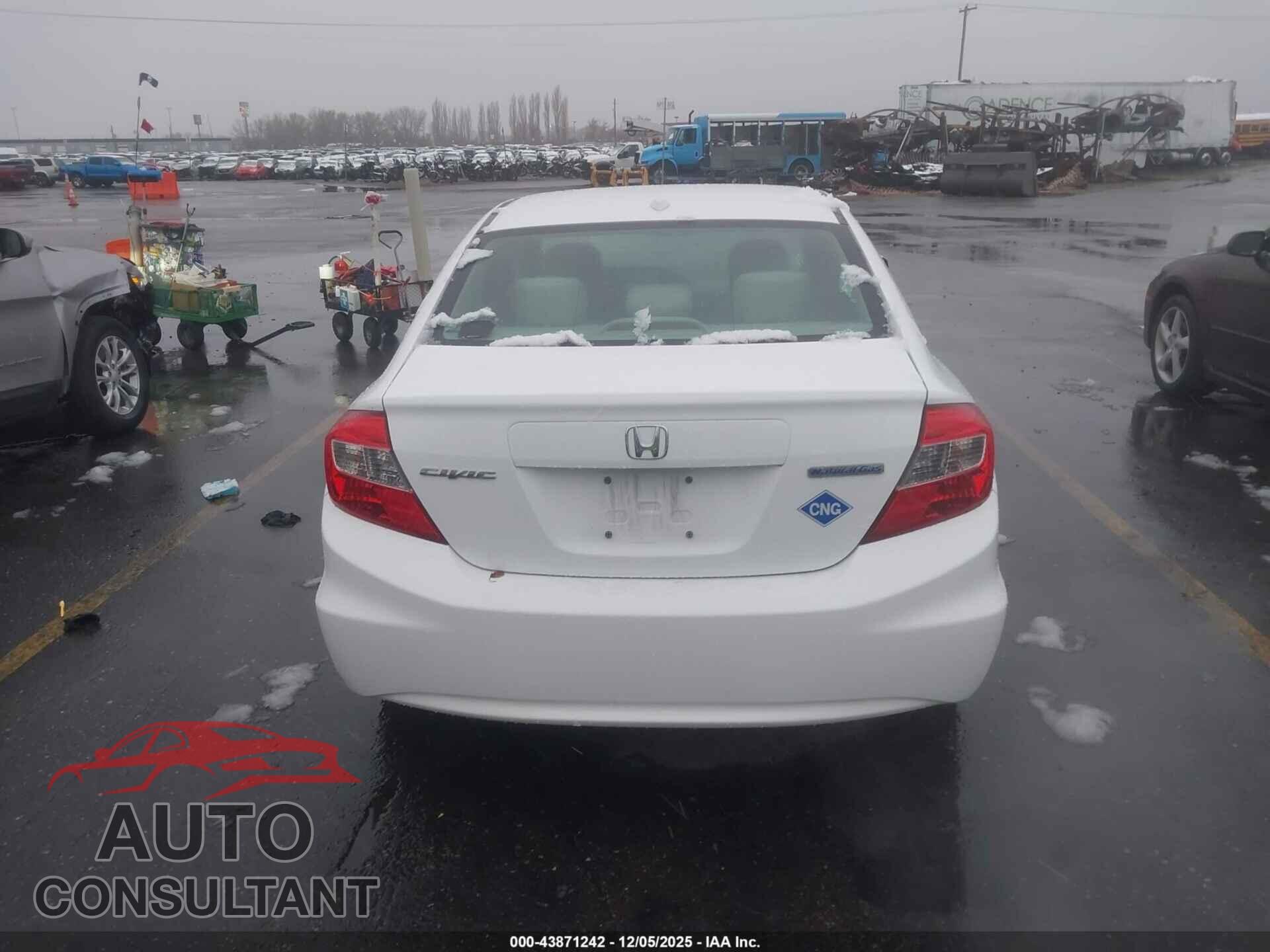 HONDA CIVIC 2012 - 19XFB5F53CE002924