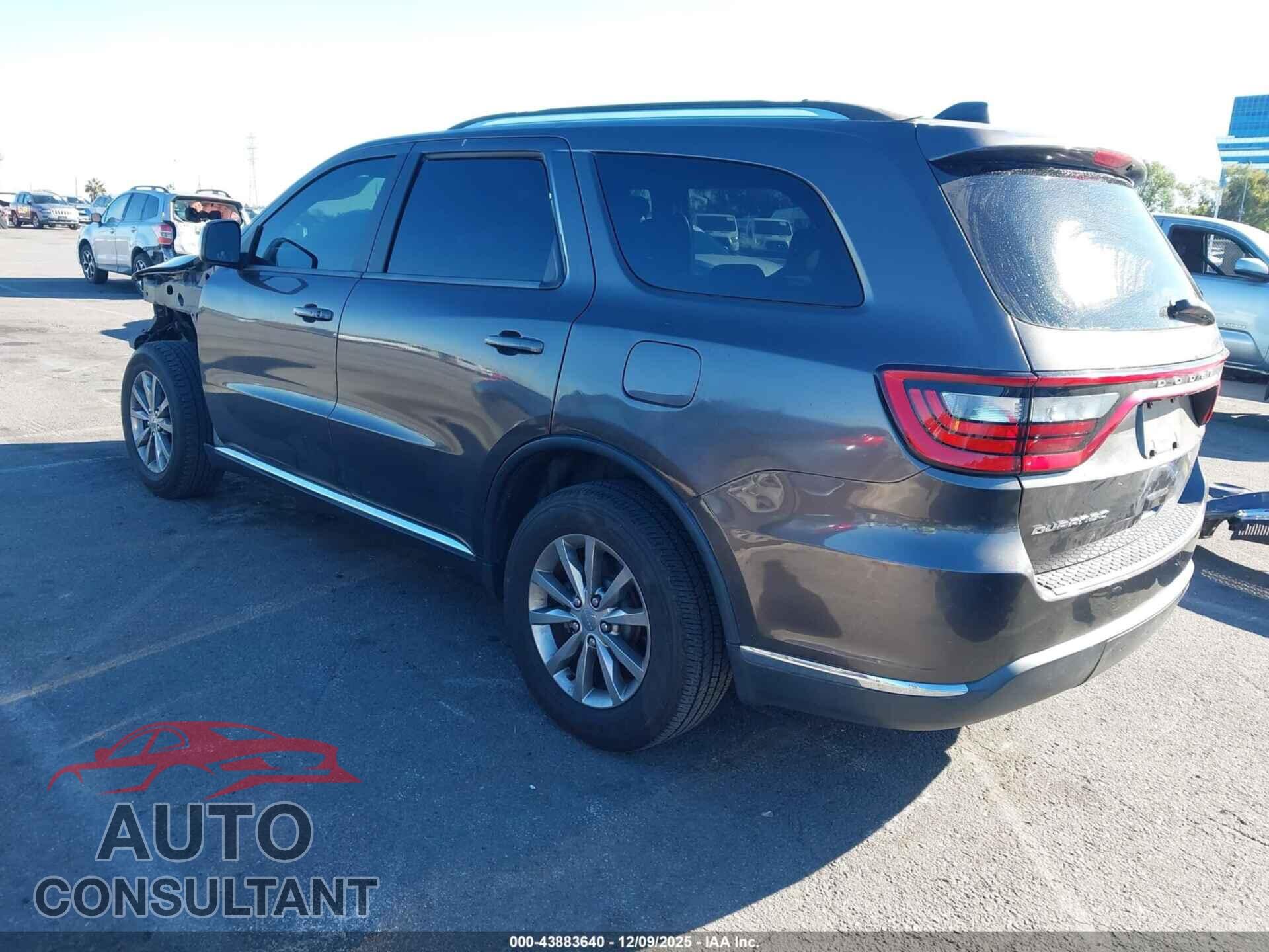 DODGE DURANGO 2017 - 1C4RDHAG3HC789406
