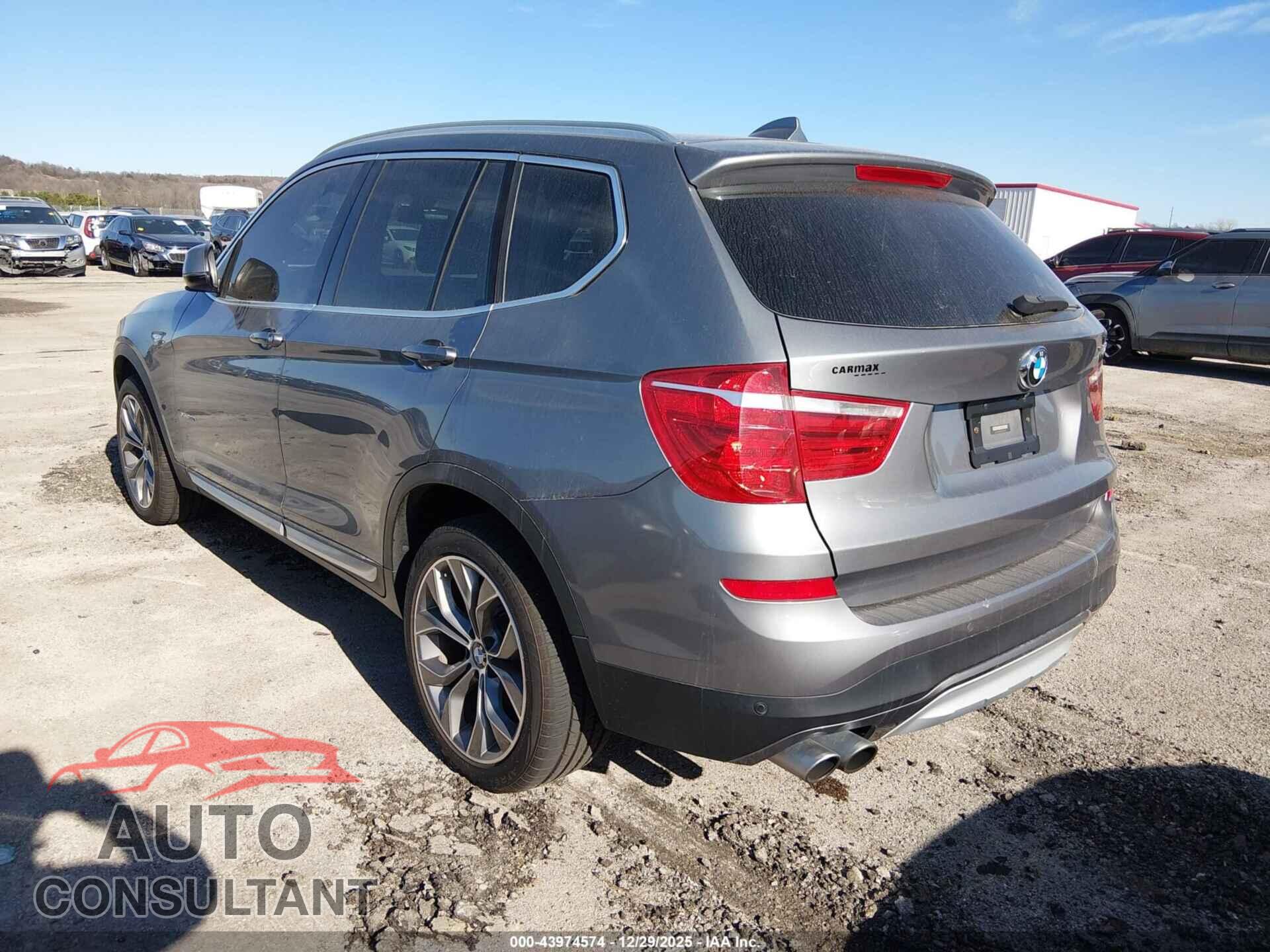 BMW X3 2015 - 5UXWX9C50F0D53432