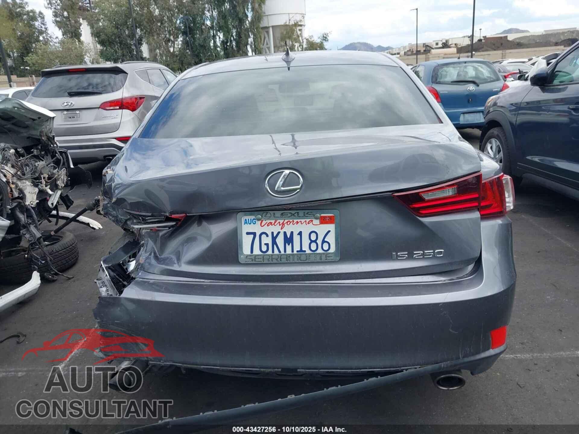 LEXUS IS 250 2014 - JTHBF1D24E5039997