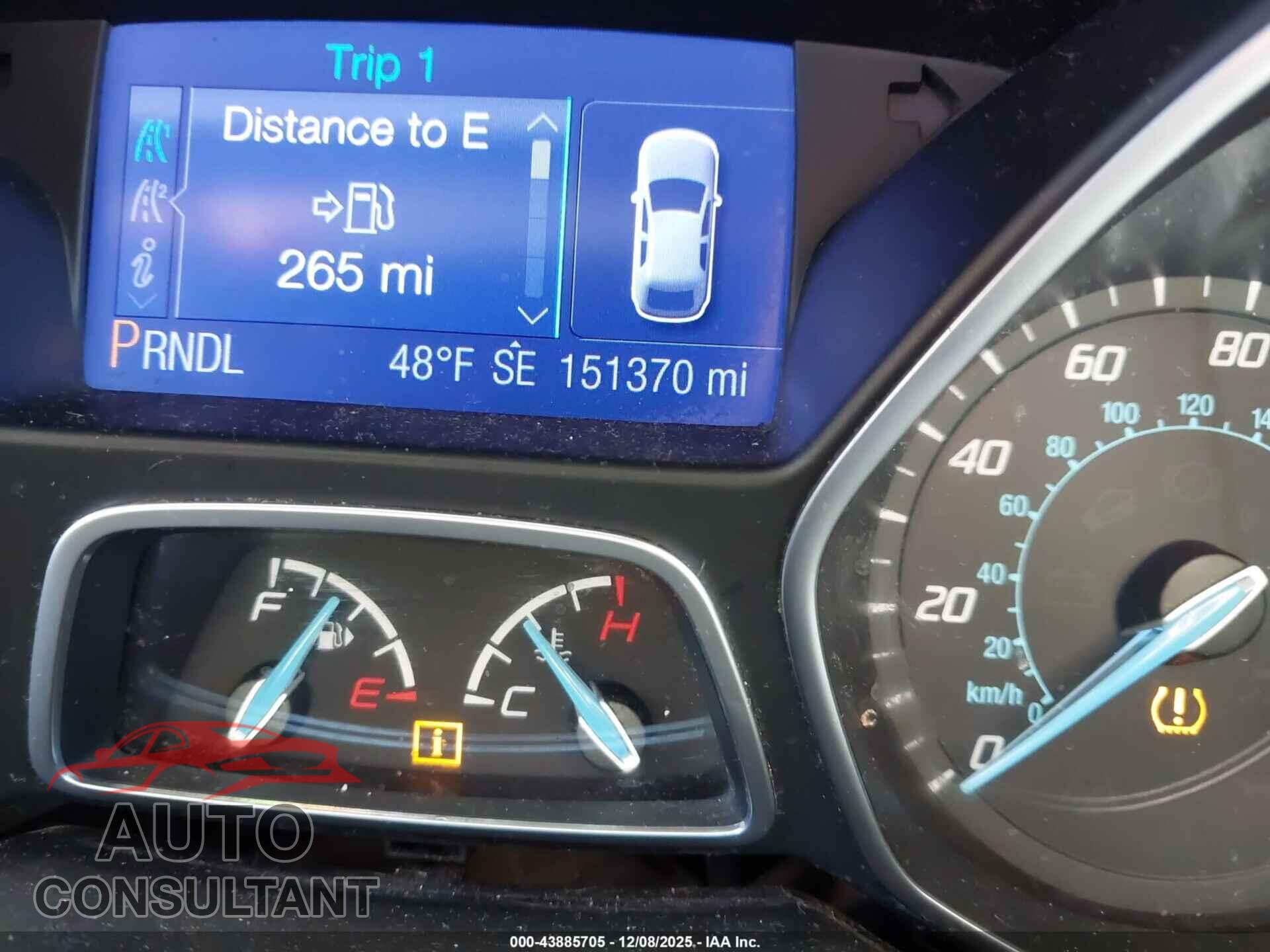 FORD FOCUS 2013 - 1FADP3F22DL244010