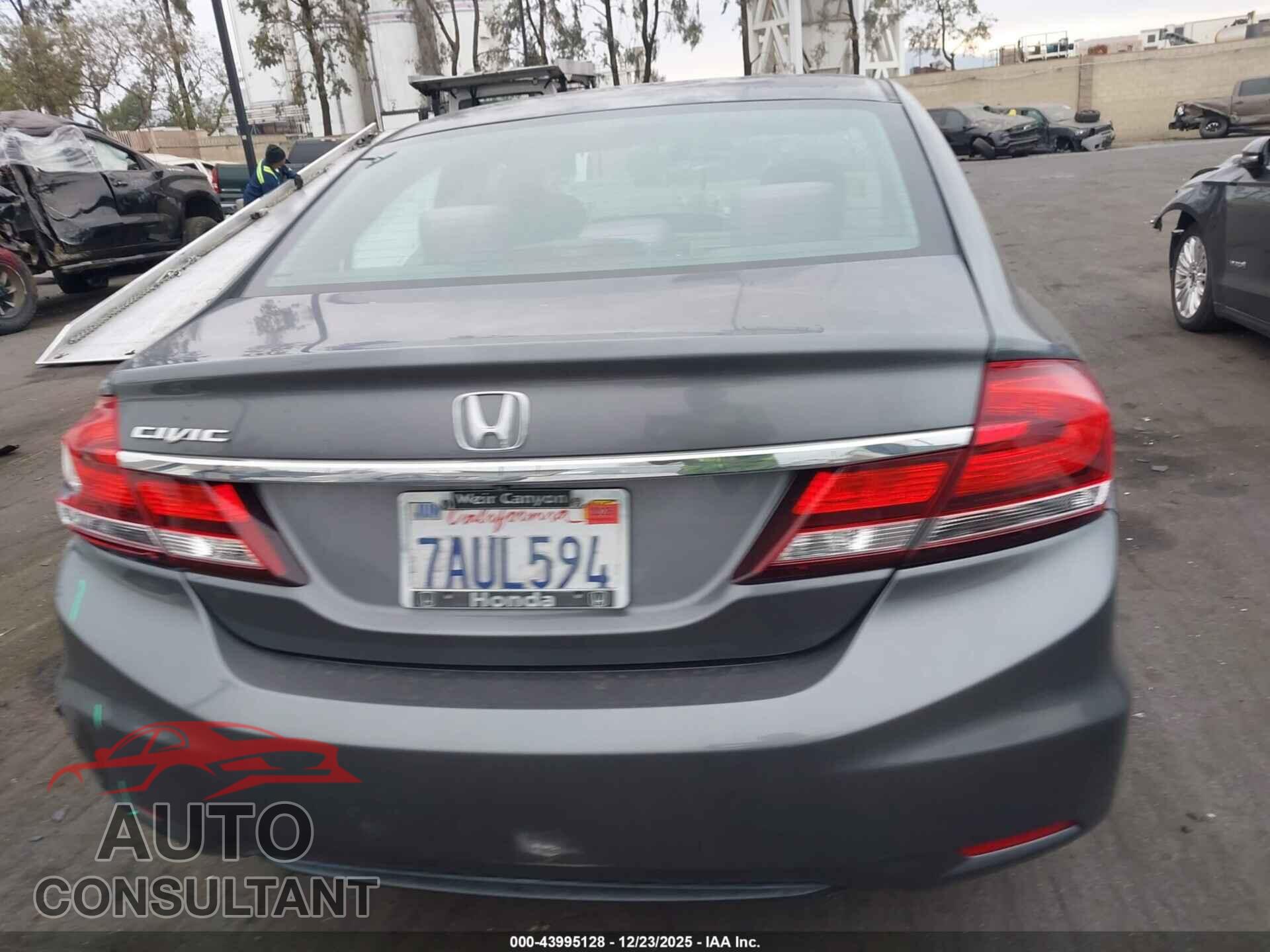 HONDA CIVIC 2013 - 19XFB2F58DE245189