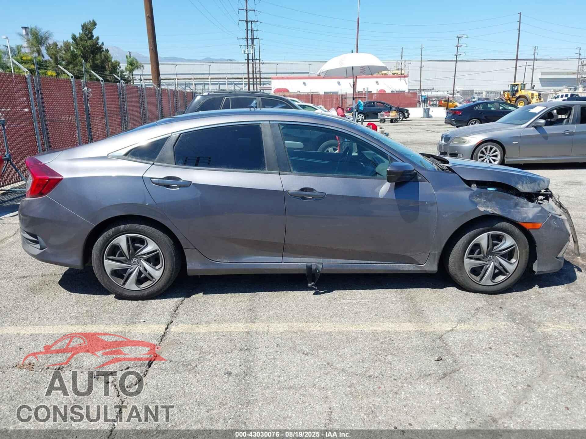 HONDA CIVIC 2020 - 19XFC2F64LE213909