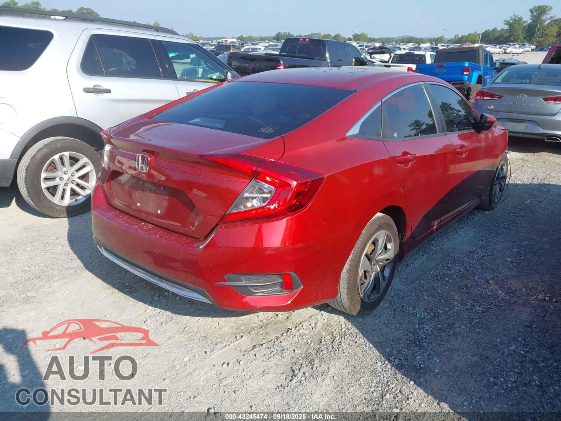 HONDA CIVIC 2019 - 2HGFC2F67KH562406