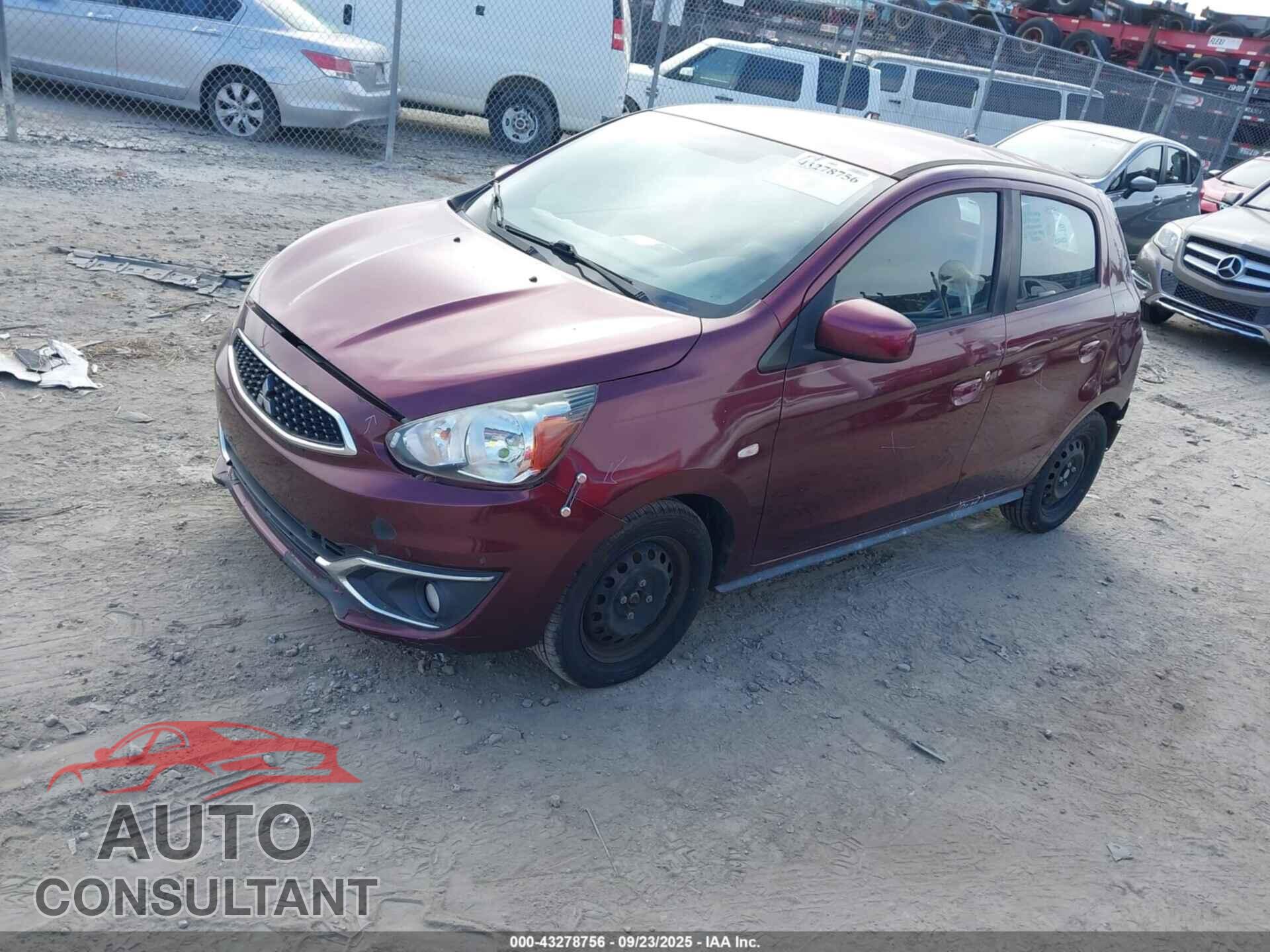 MITSUBISHI MIRAGE 2017 - ML32A3HJ1HH007558