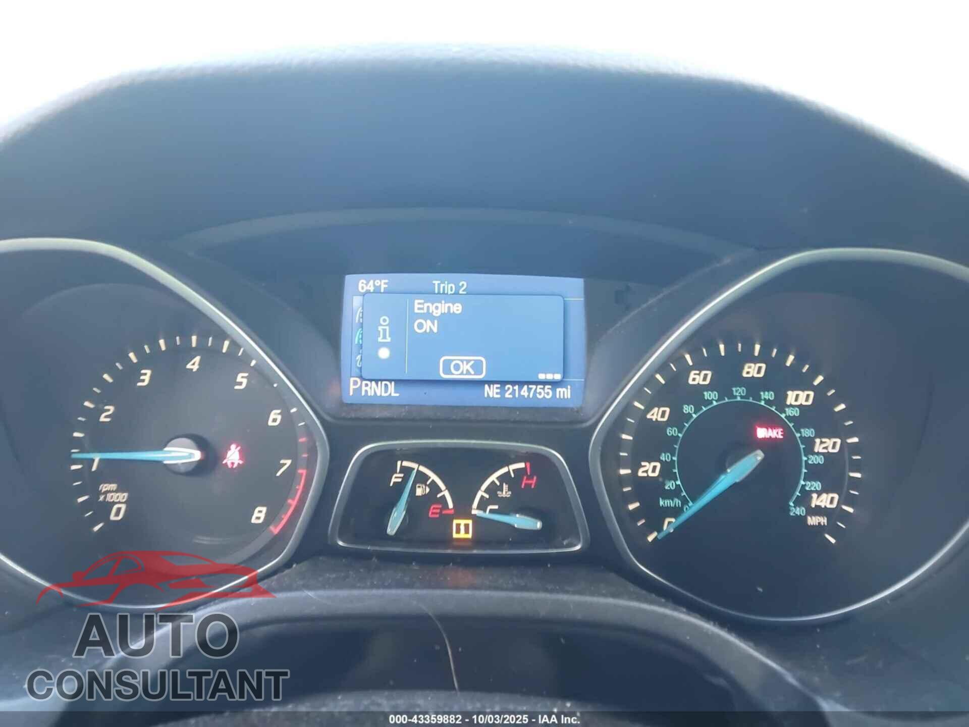 FORD FOCUS 2014 - 1FADP3F24EL181039