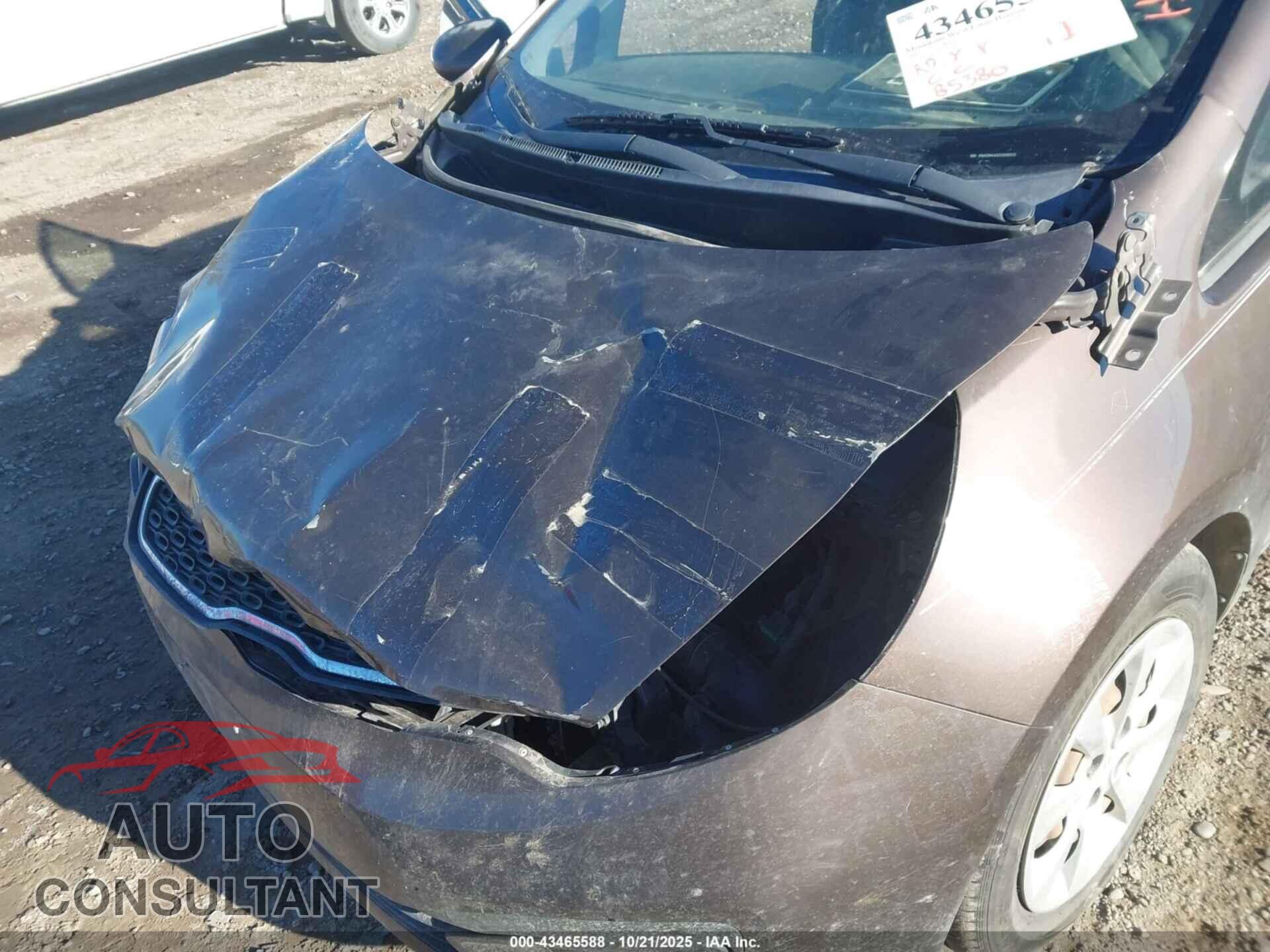 KIA RIO 2012 - KNADN4A32C6091113