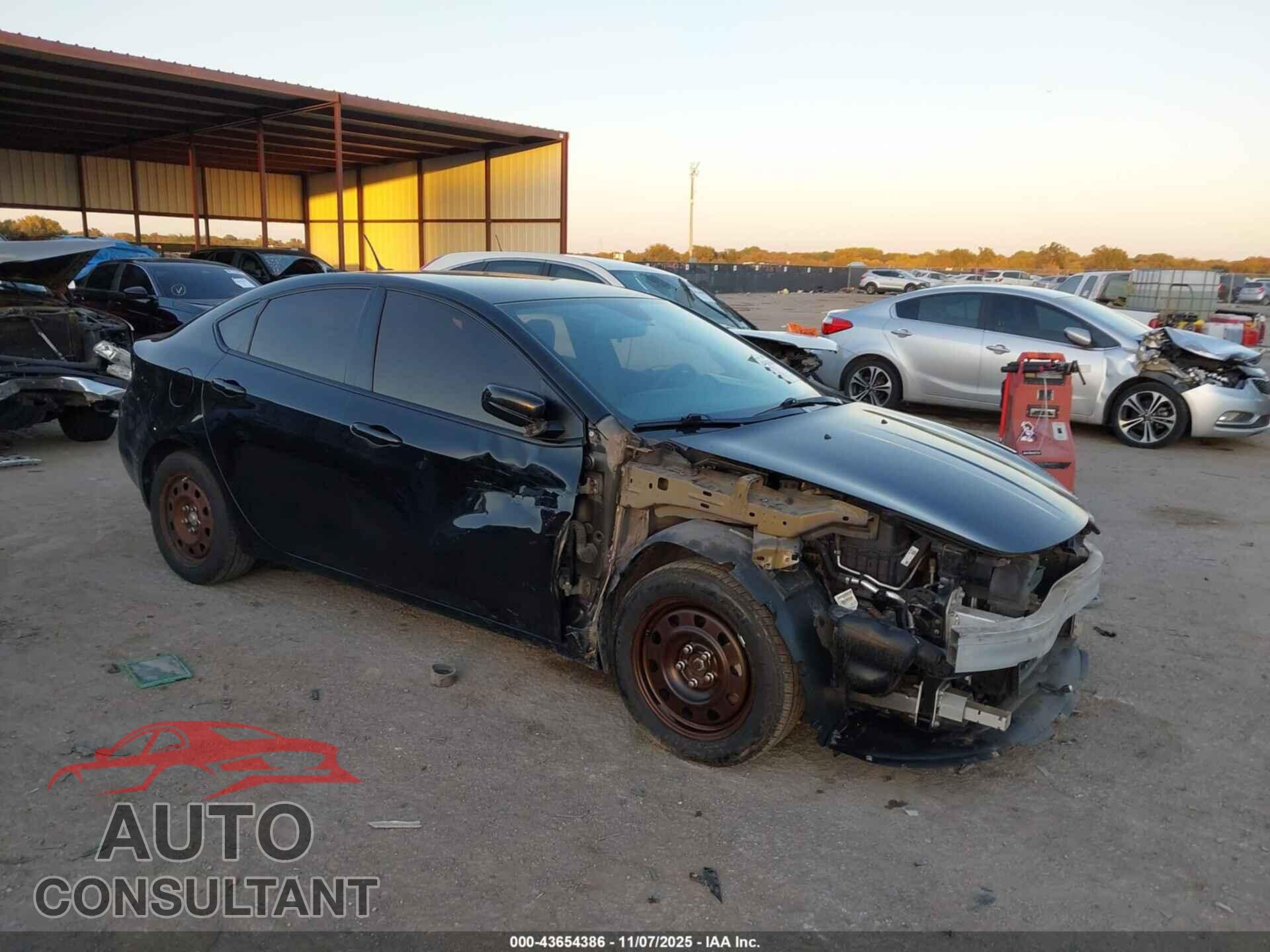 DODGE DART 2016 - 1C3CDFAA8GD517016