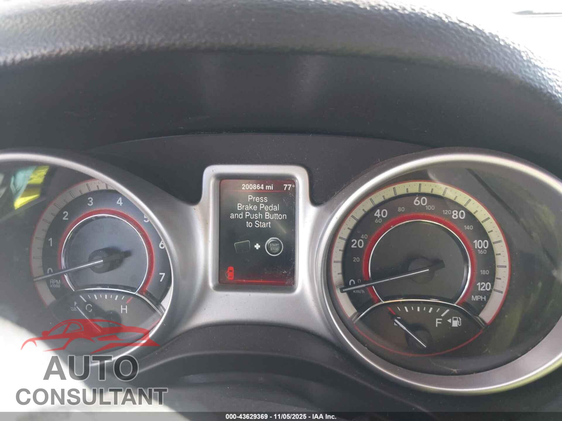 DODGE JOURNEY 2014 - 3C4PDCAB1ET316750
