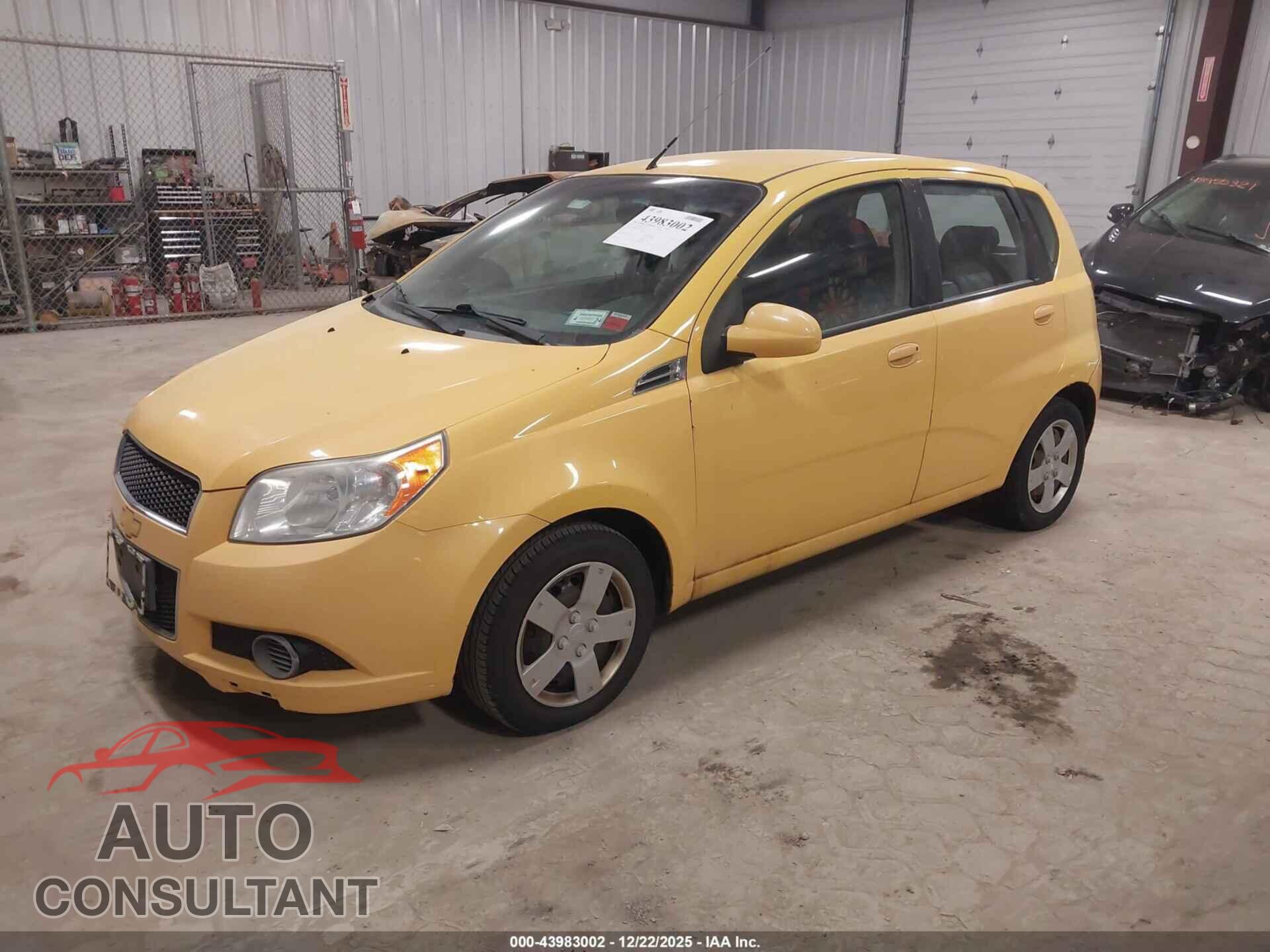 CHEVROLET AVEO 2011 - KL1TD6DE6BB112102