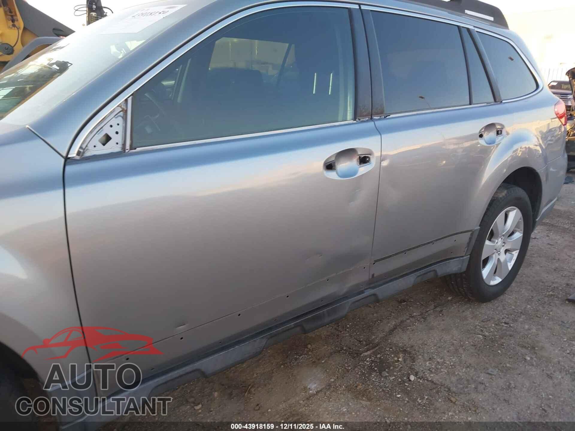SUBARU OUTBACK 2010 - 4S4BRCFC1A3337127