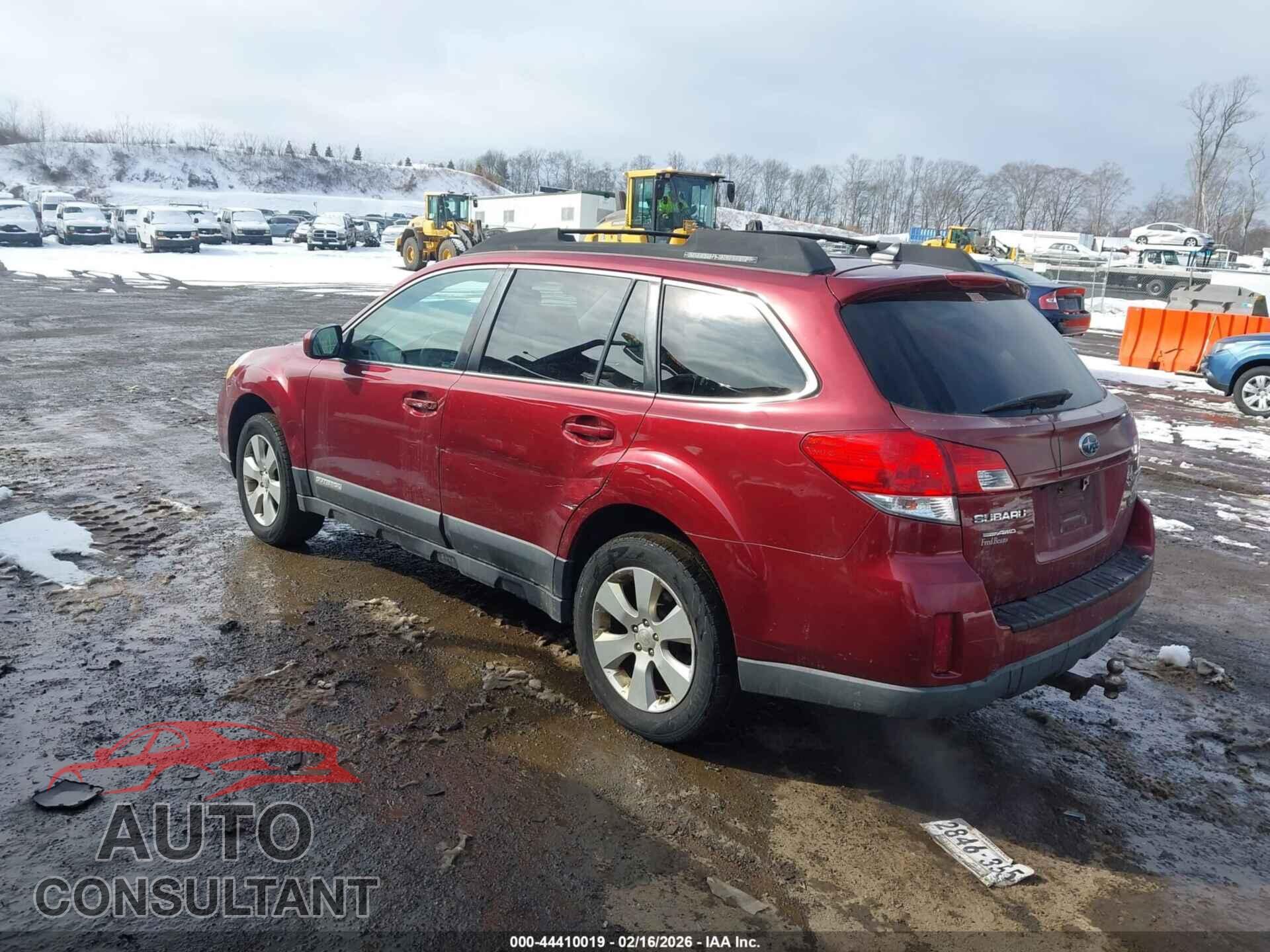 SUBARU OUTBACK 2011 - 4S4BRBKC2B3348896
