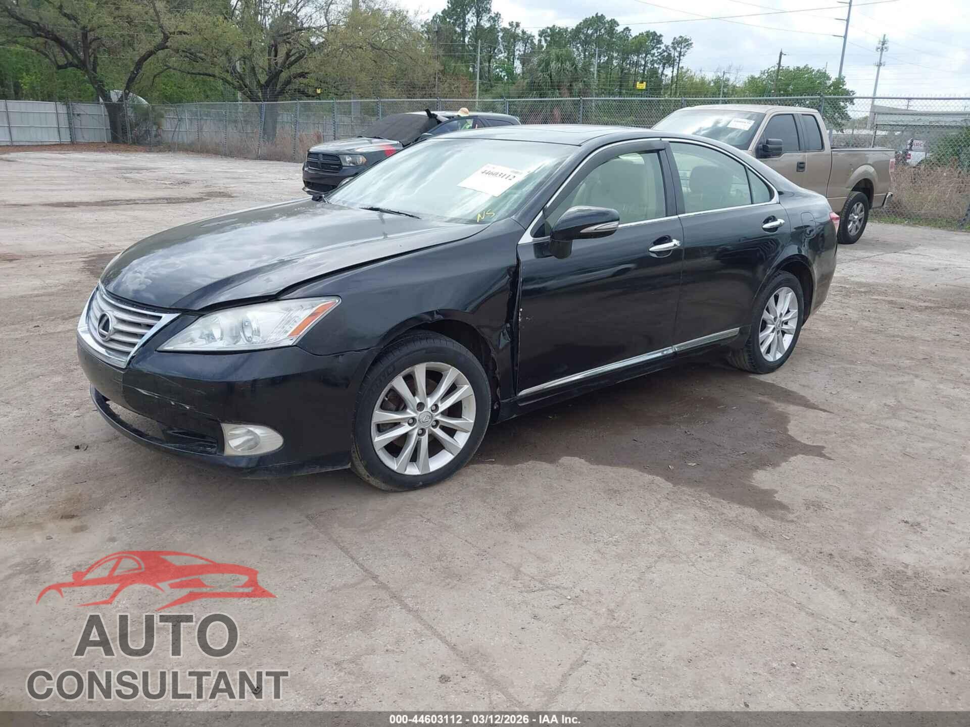 LEXUS ES 350 2012 - JTHBK1EG6C2507541