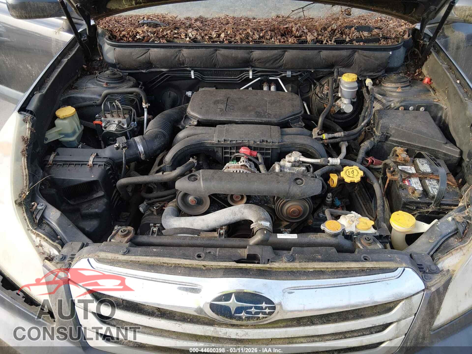 SUBARU OUTBACK 2012 - 4S4BRBAC0C3258701