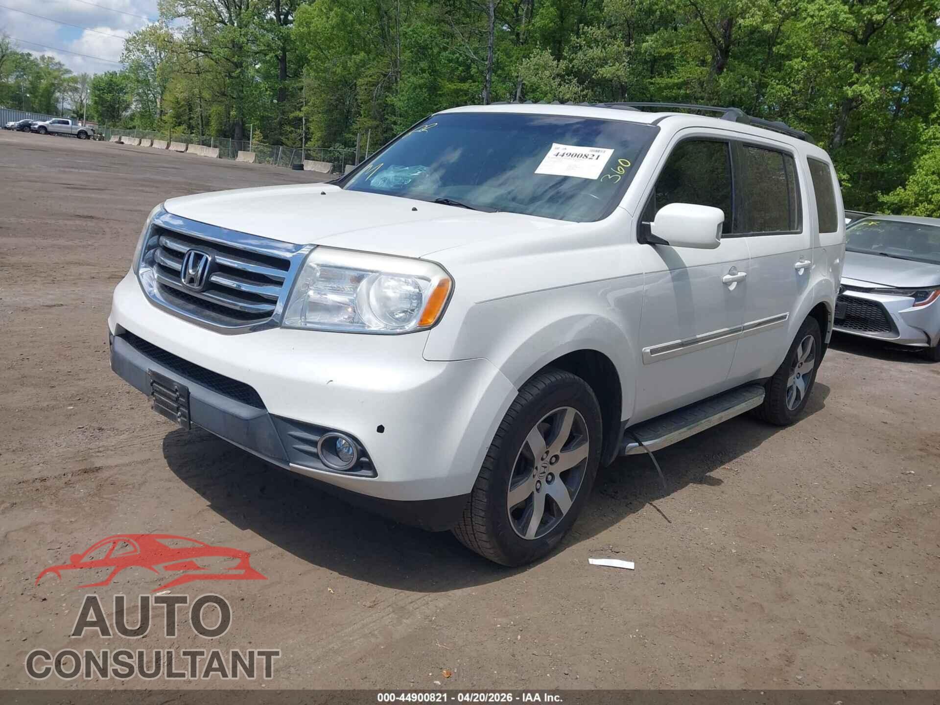 HONDA PILOT 2012 - 5FNYF4H92CB058080