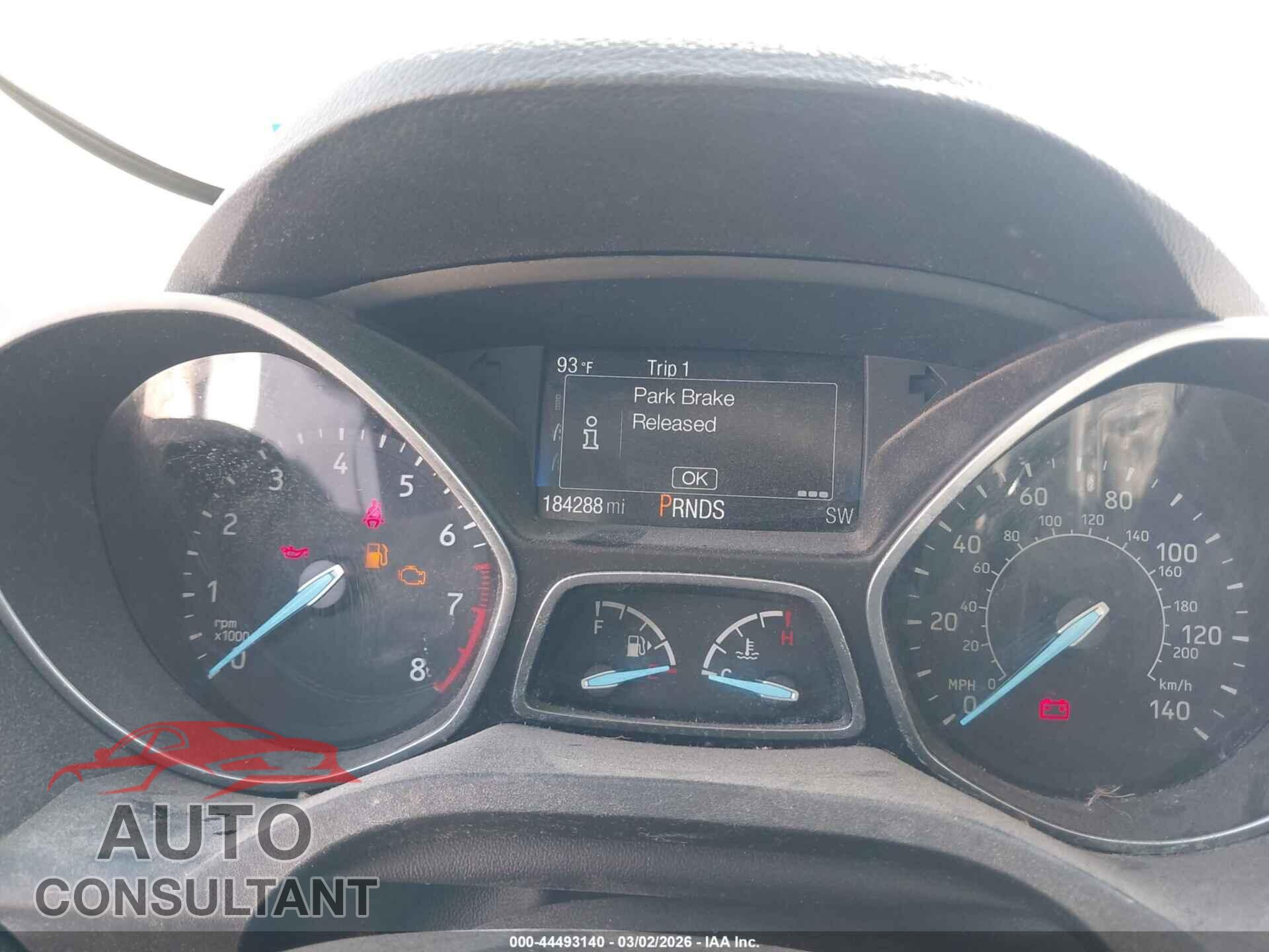 FORD ESCAPE 2017 - 1FMCU0F73HUE94697
