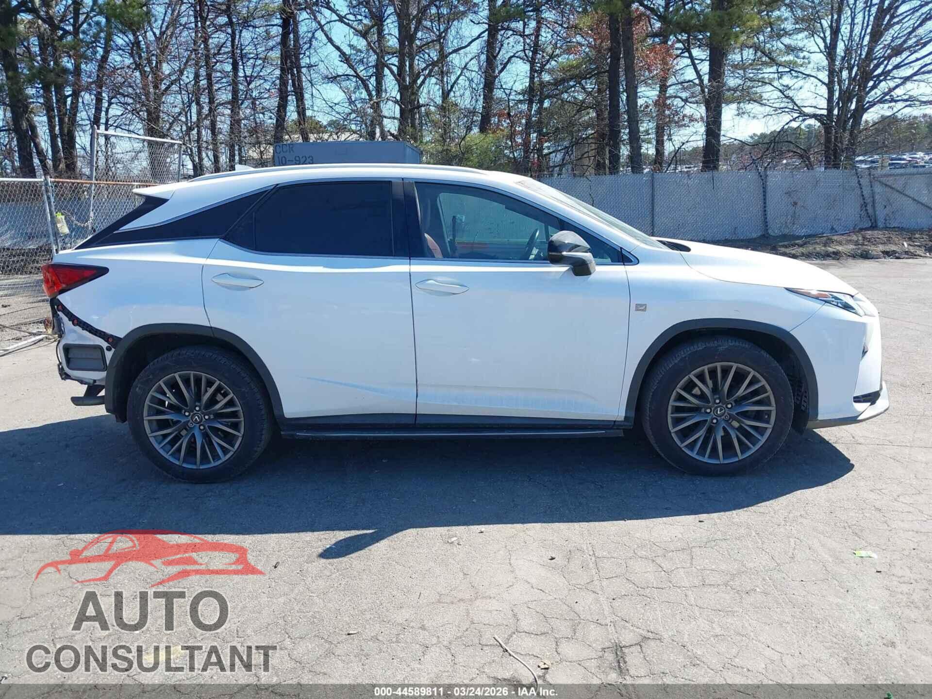 LEXUS RX 2017 - 2T2BZMCA9HC081331