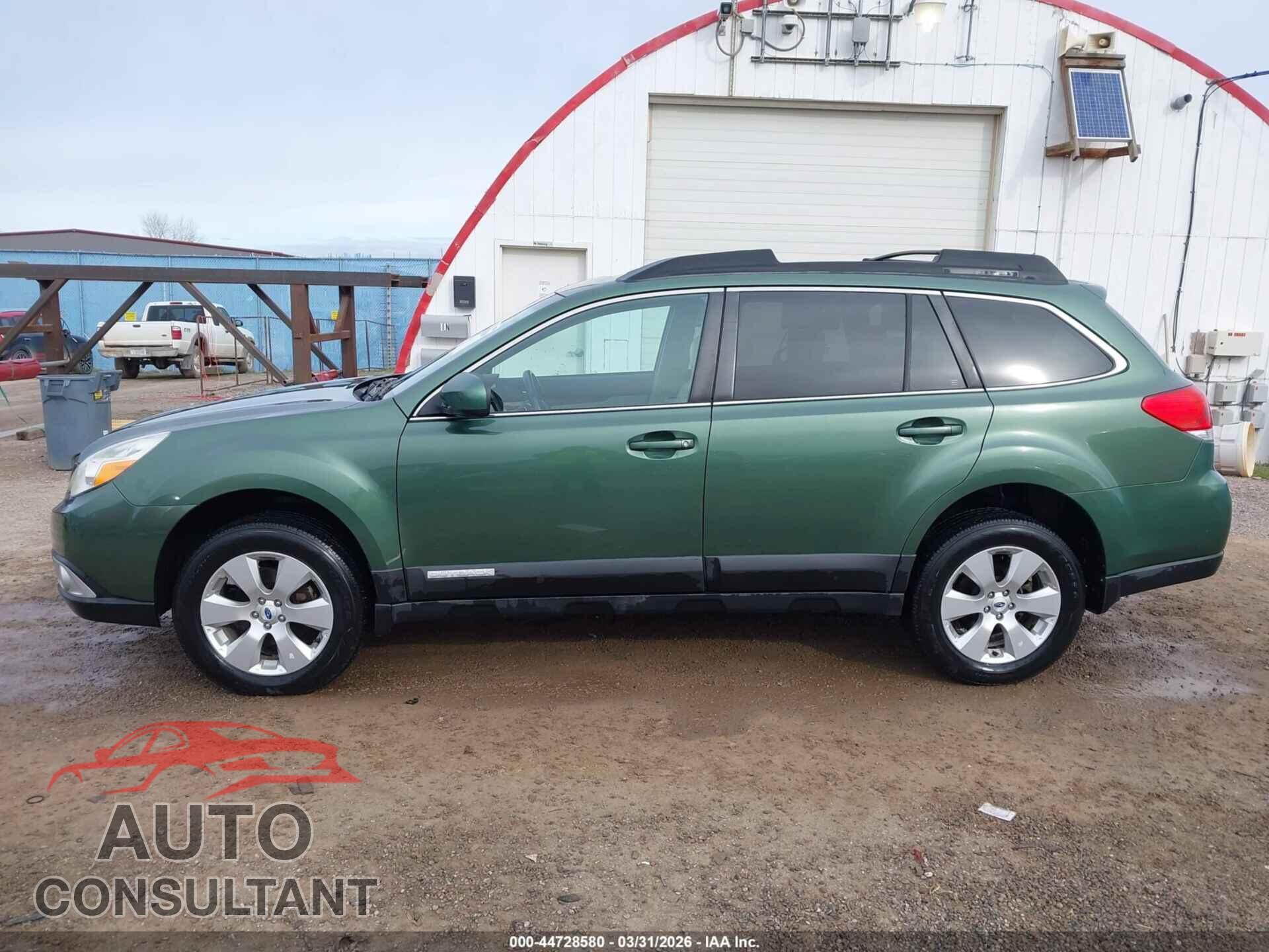 SUBARU OUTBACK 2012 - 4S4BRBLC6C3203621