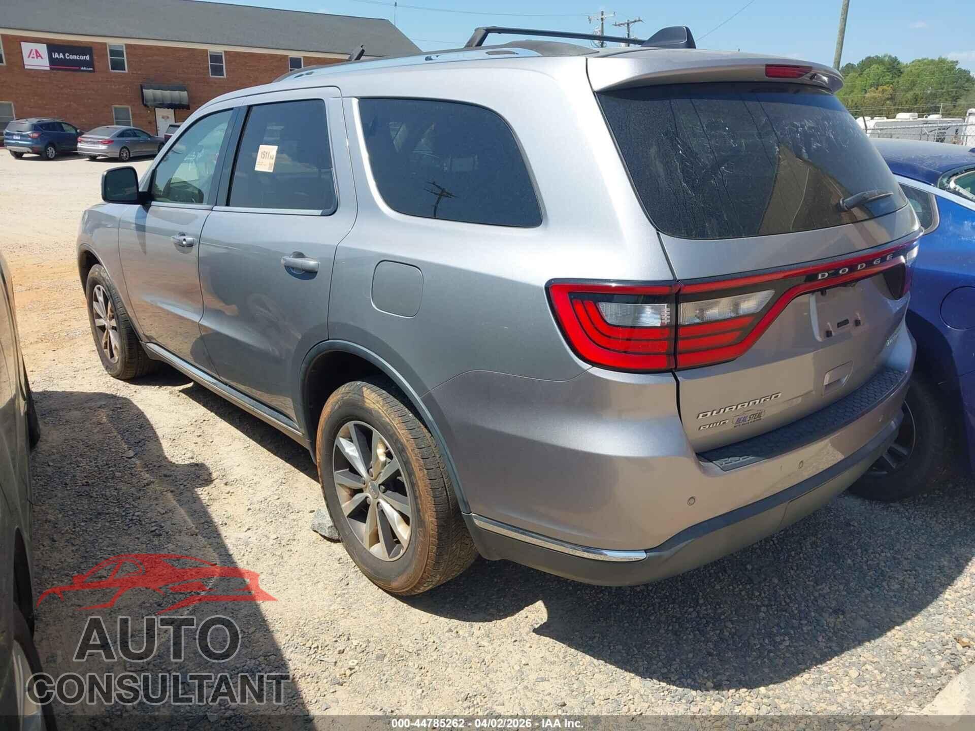 DODGE DURANGO 2016 - 1C4RDJDG0GC477206