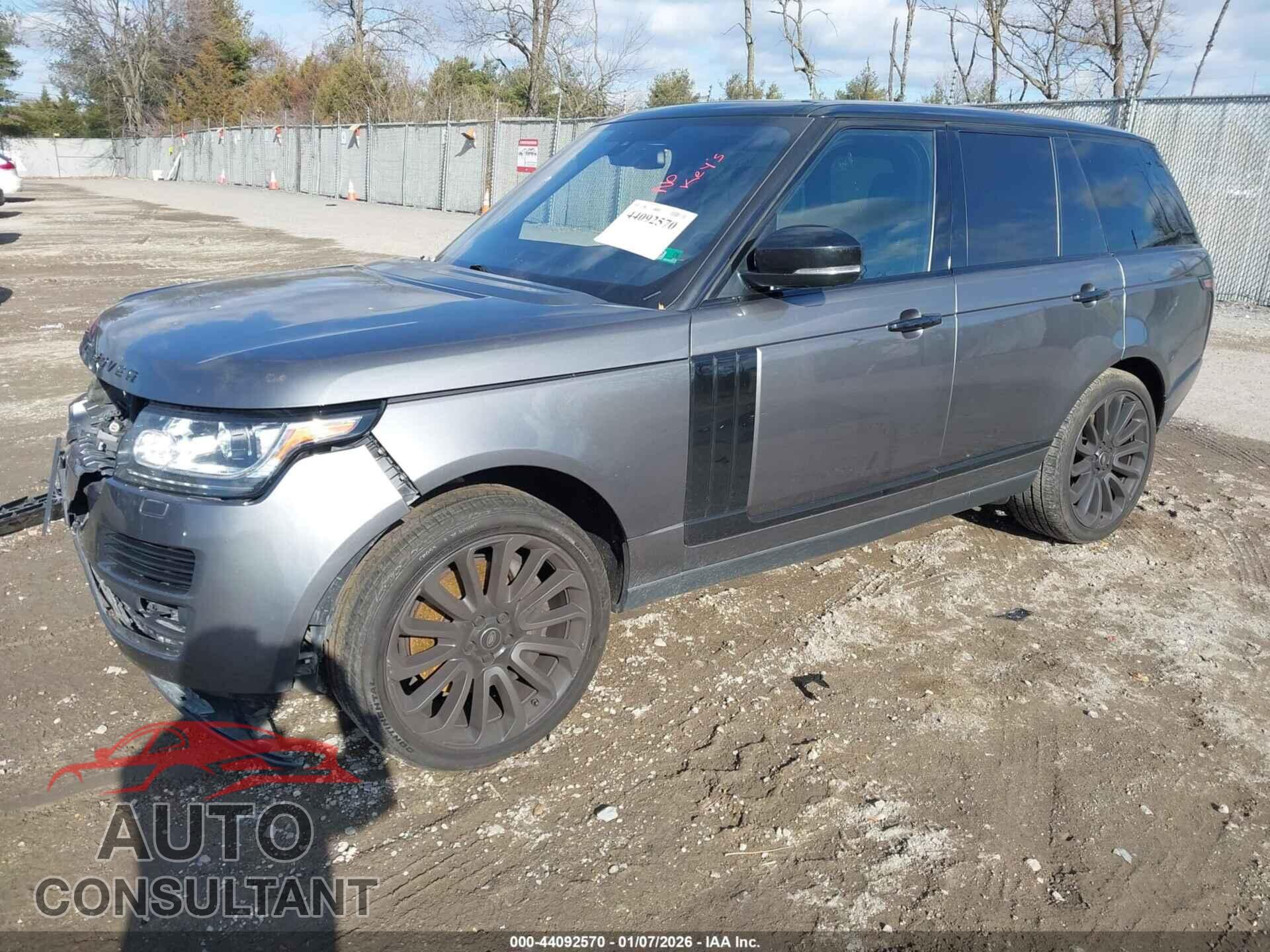 LAND ROVER RANGE ROVER 2016 - SALGS2EF0GA259232