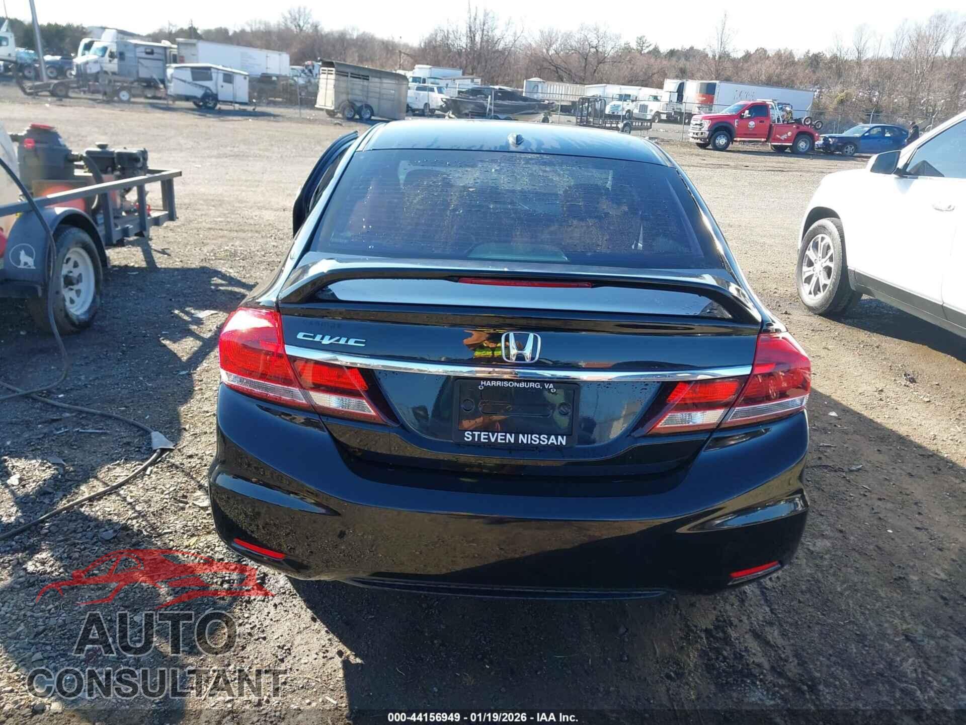 HONDA CIVIC 2013 - 19XFB2F97DE285377