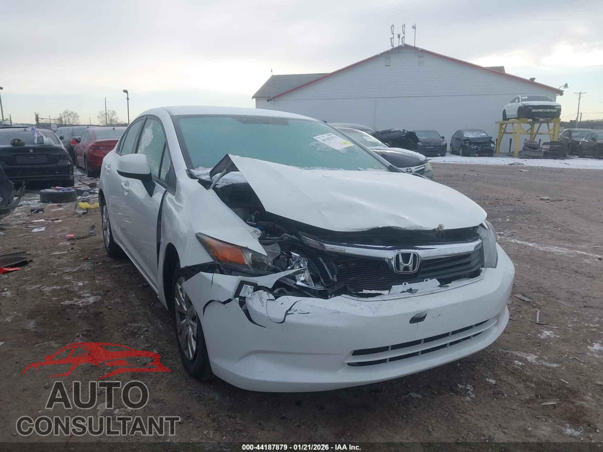 HONDA CIVIC 2012 - 19XFB2F58CE347087