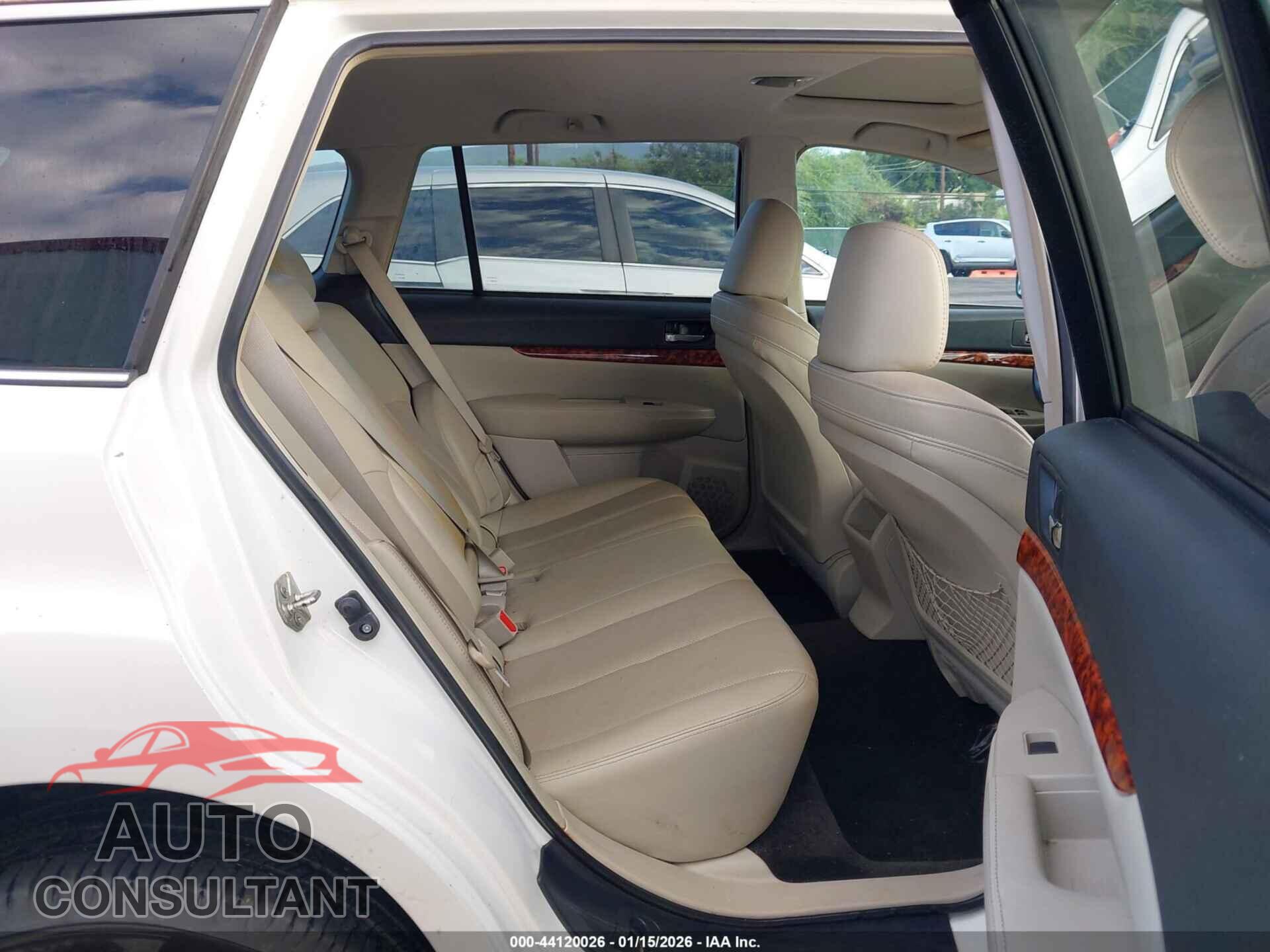 SUBARU OUTBACK 2012 - 4S4BRCKC7C3294504