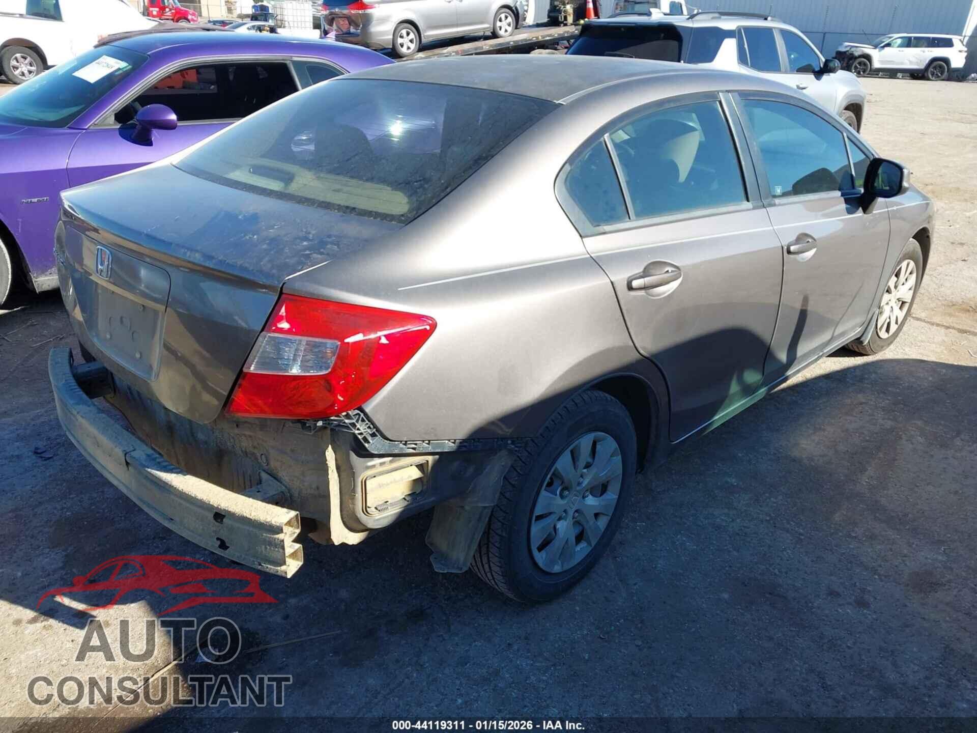 HONDA CIVIC 2012 - JHMFB2F54CS001467
