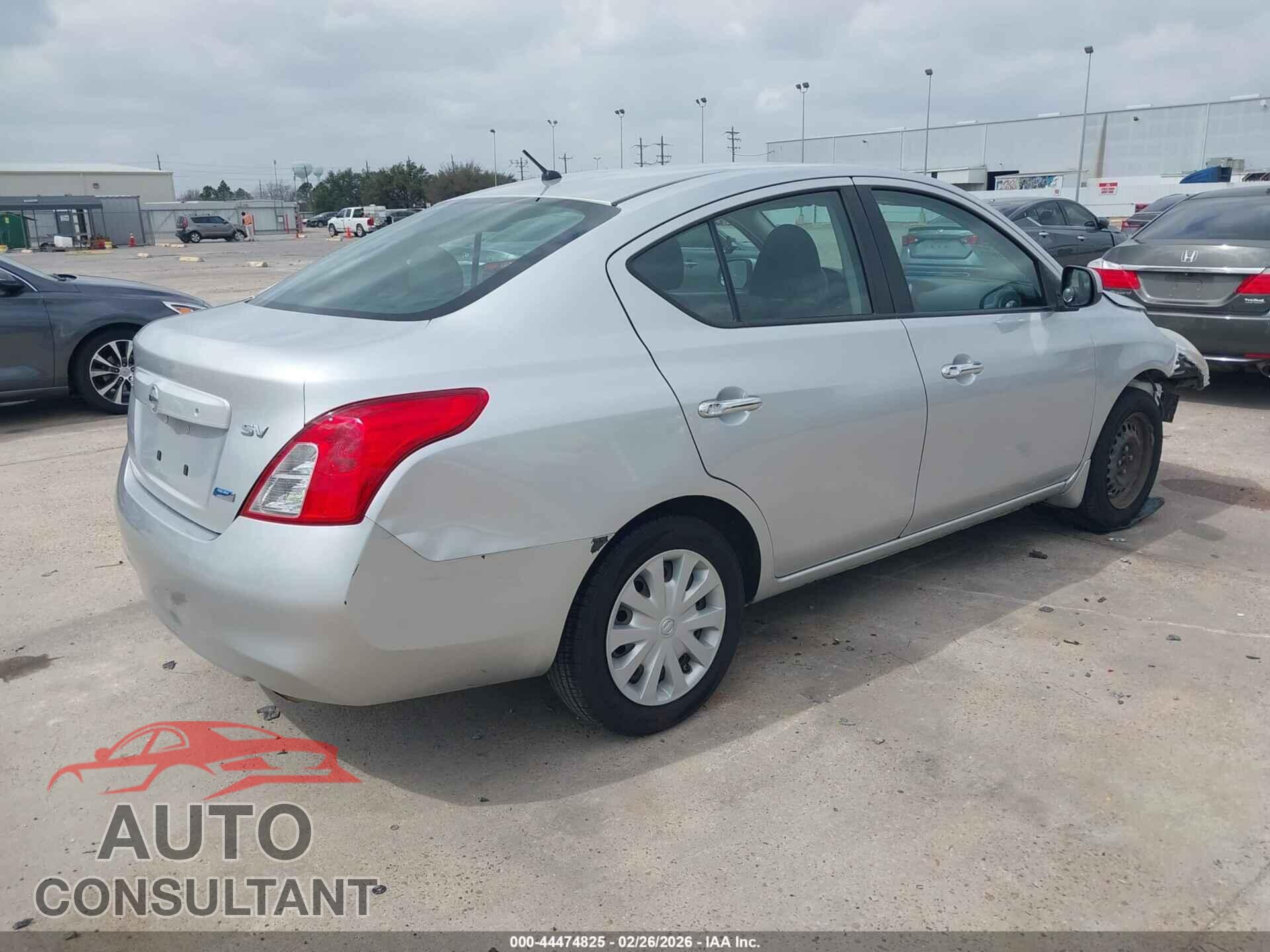 NISSAN VERSA 2012 - 3N1CN7AP3CL927734
