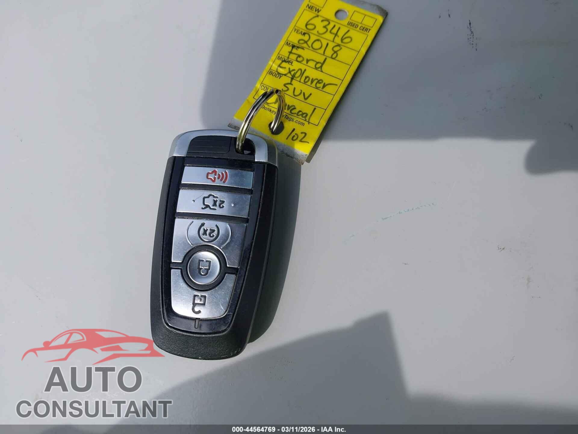 FORD EXPLORER 2018 - 1FM5K7F81JGB32937