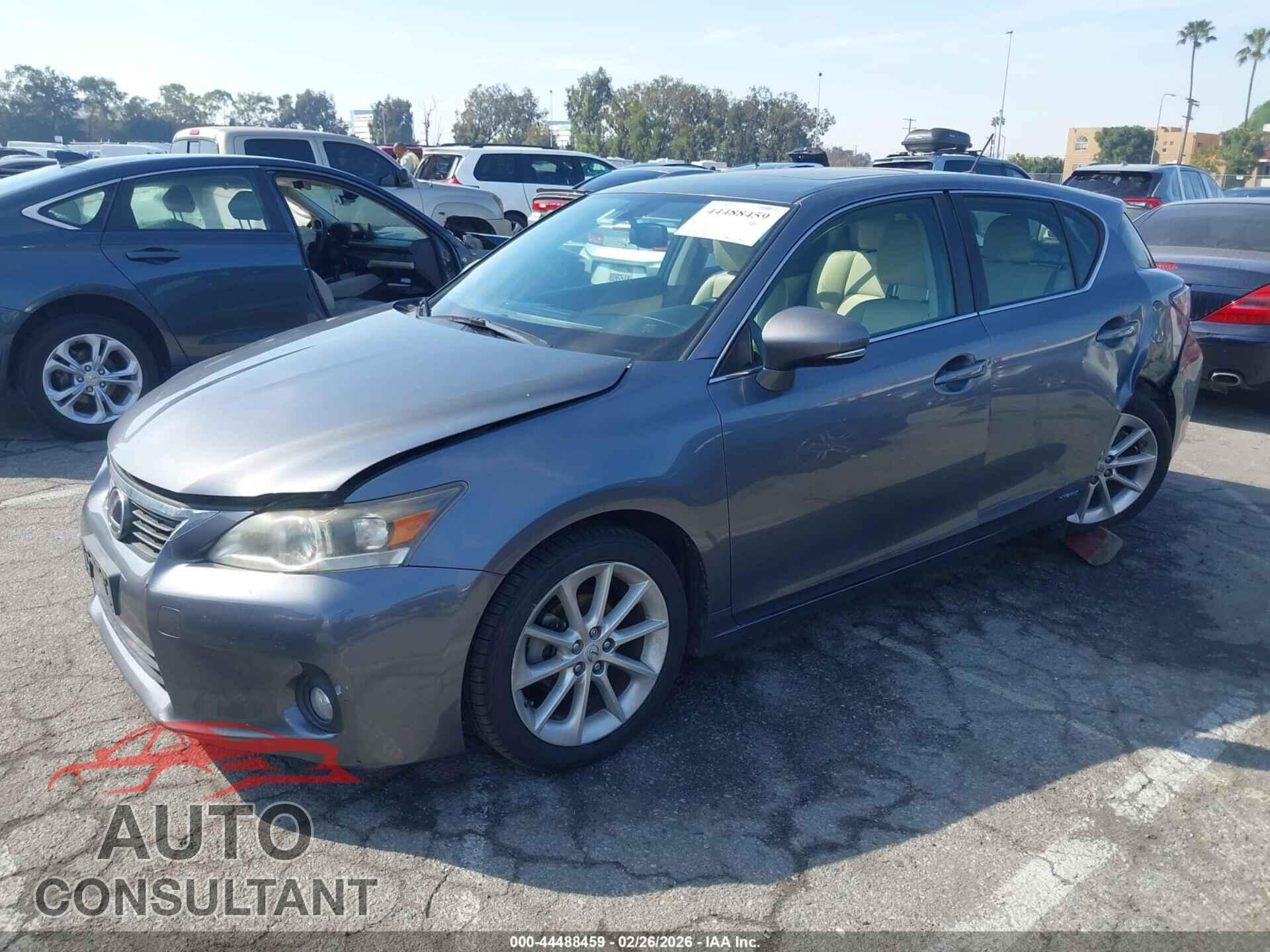 LEXUS CT 200H 2012 - JTHKD5BH7C2075136
