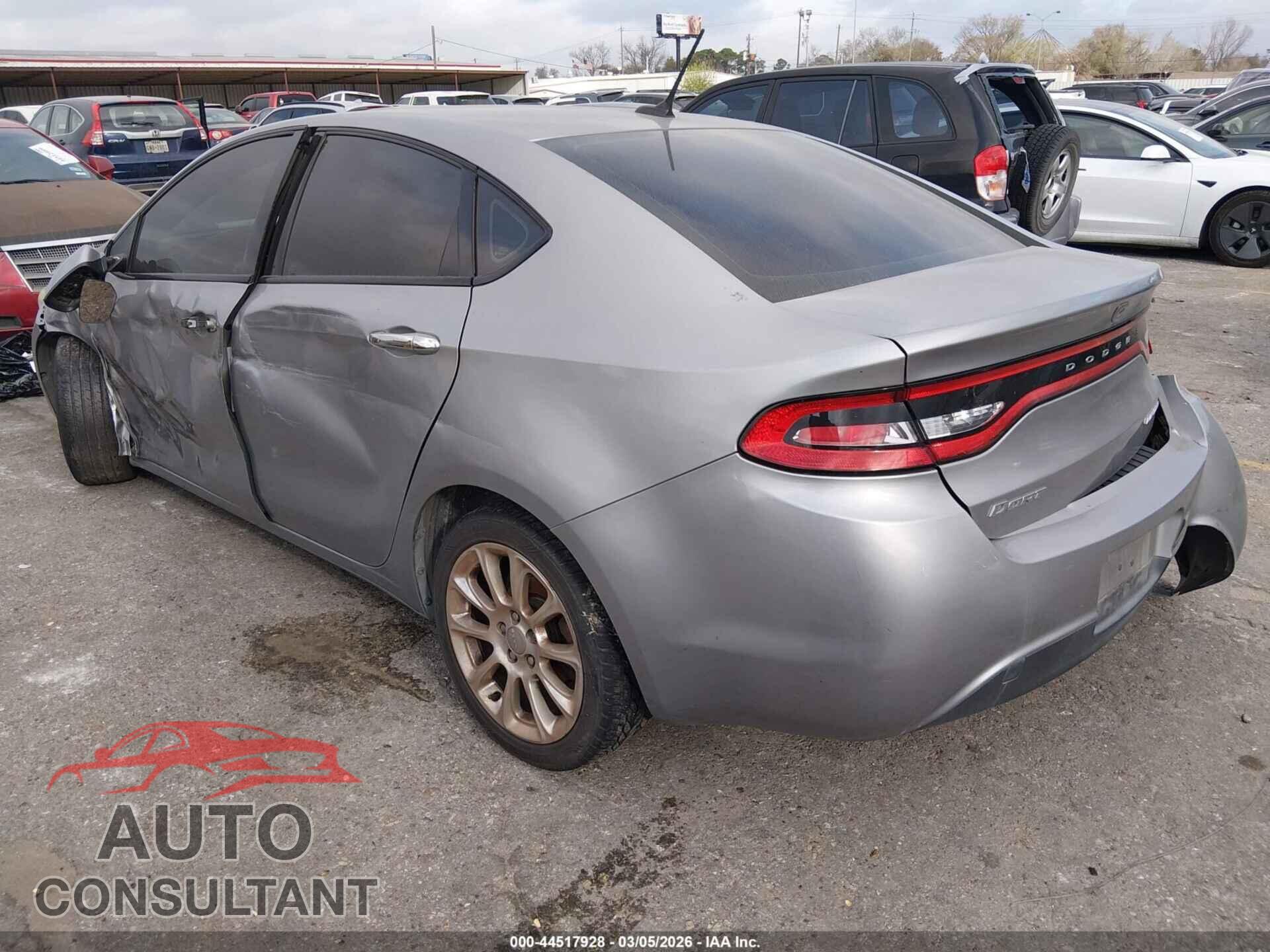 DODGE DART 2015 - 1C3CDFCB9FD422789