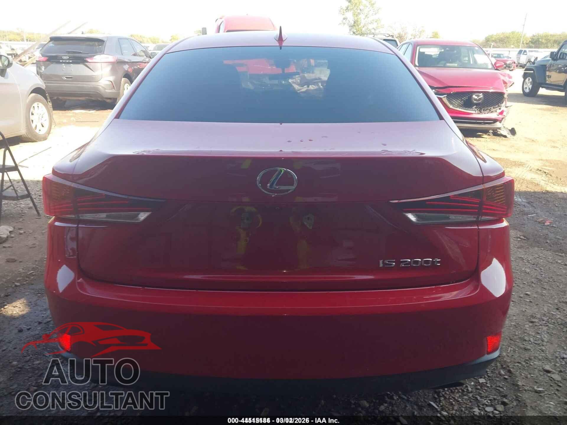 LEXUS IS 200T 2017 - JTHBA1D24H5040926