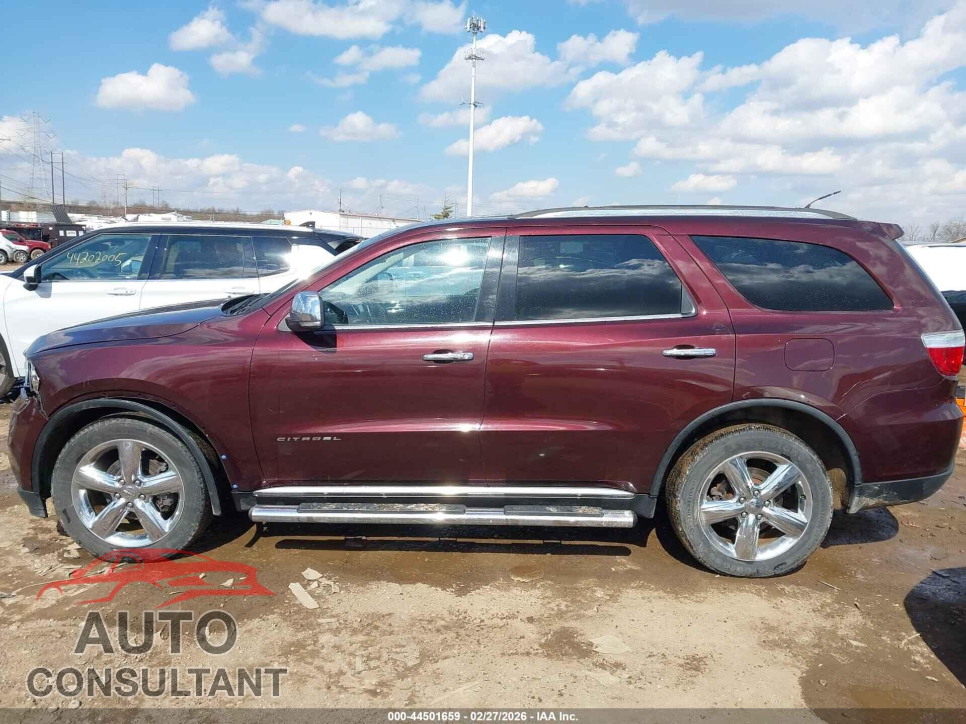 DODGE DURANGO 2012 - 1C4RDJEG2CC309222