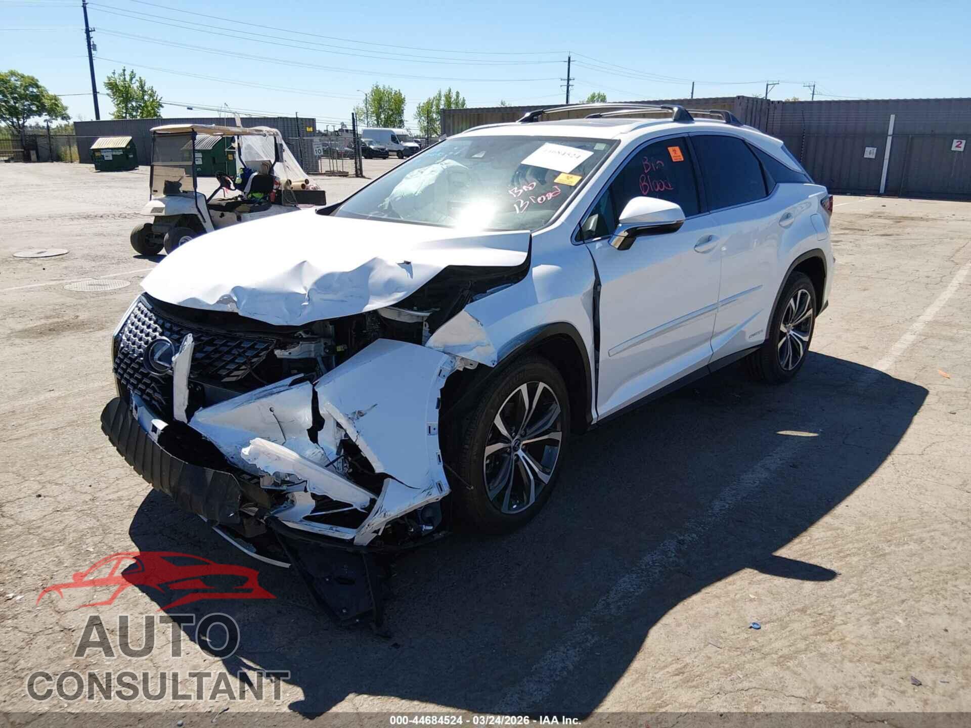 LEXUS RX 450H 2020 - 2T2HGMDA3LC043875
