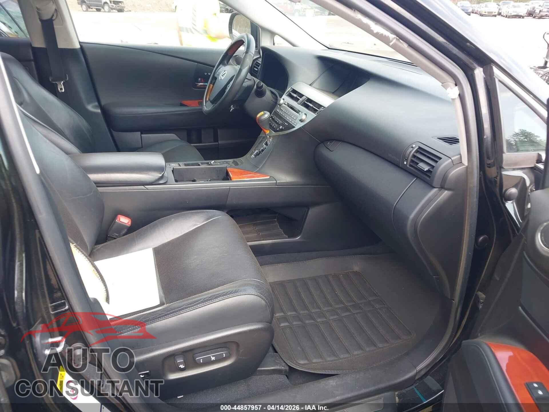 LEXUS RX 350 2010 - 2T2BK1BA1AC044123