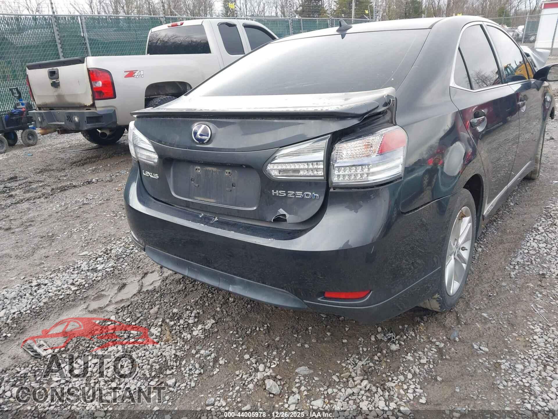 LEXUS HS 250H 2010 - JTHBB1BA1A2025301