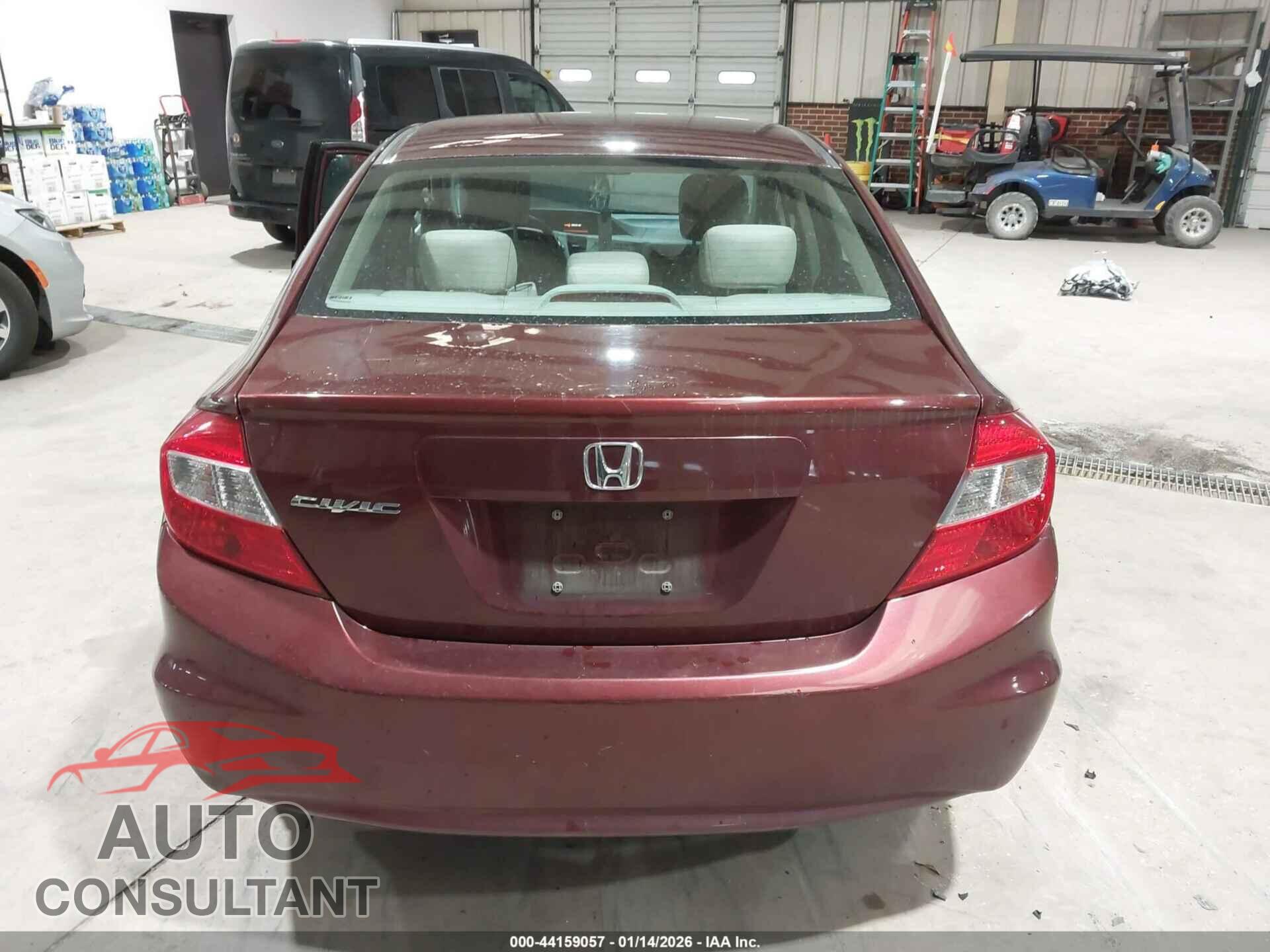 HONDA CIVIC 2012 - 19XFB2F54CE078604