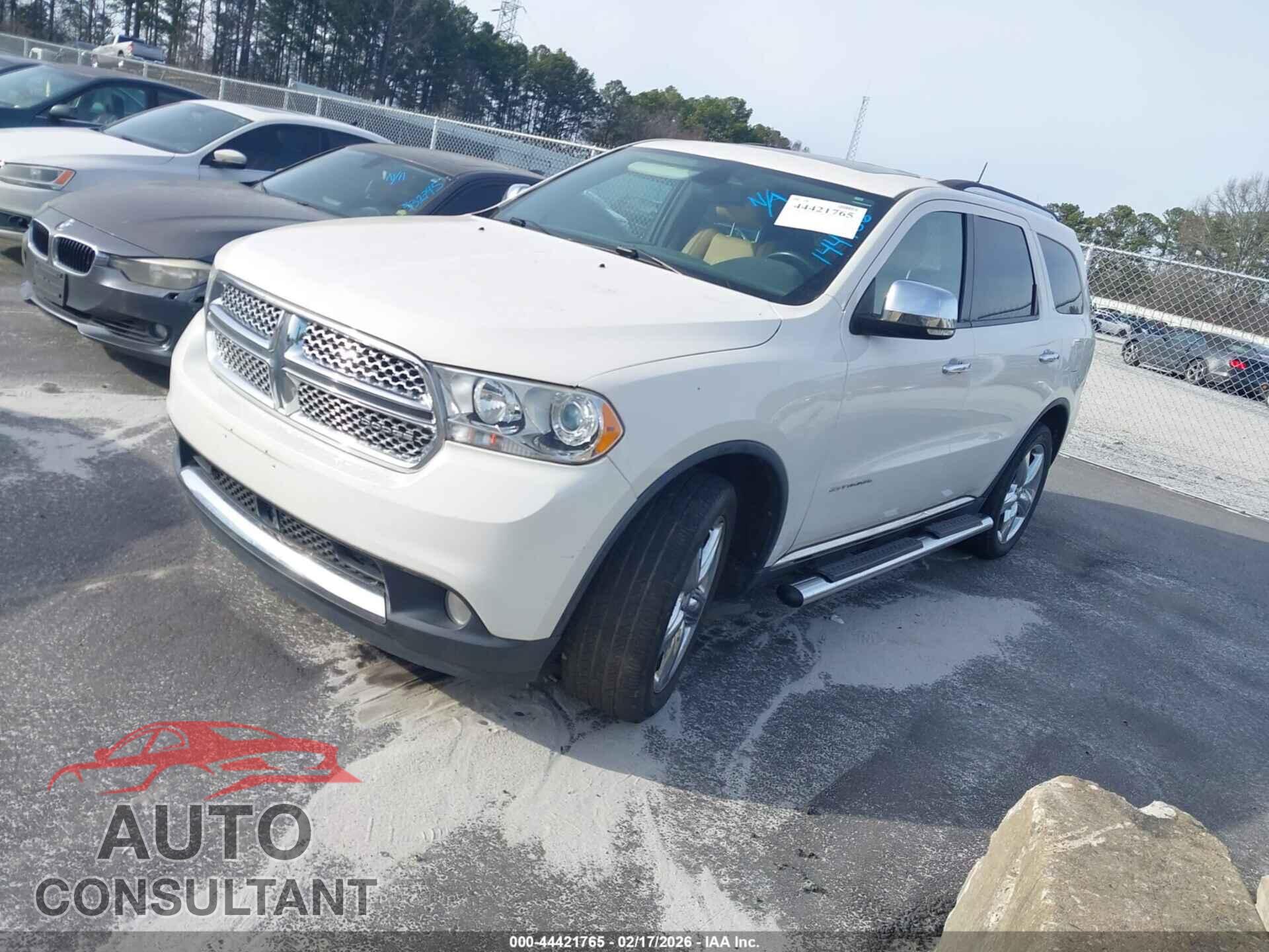 DODGE DURANGO 2012 - 1C4SDHET5CC144466
