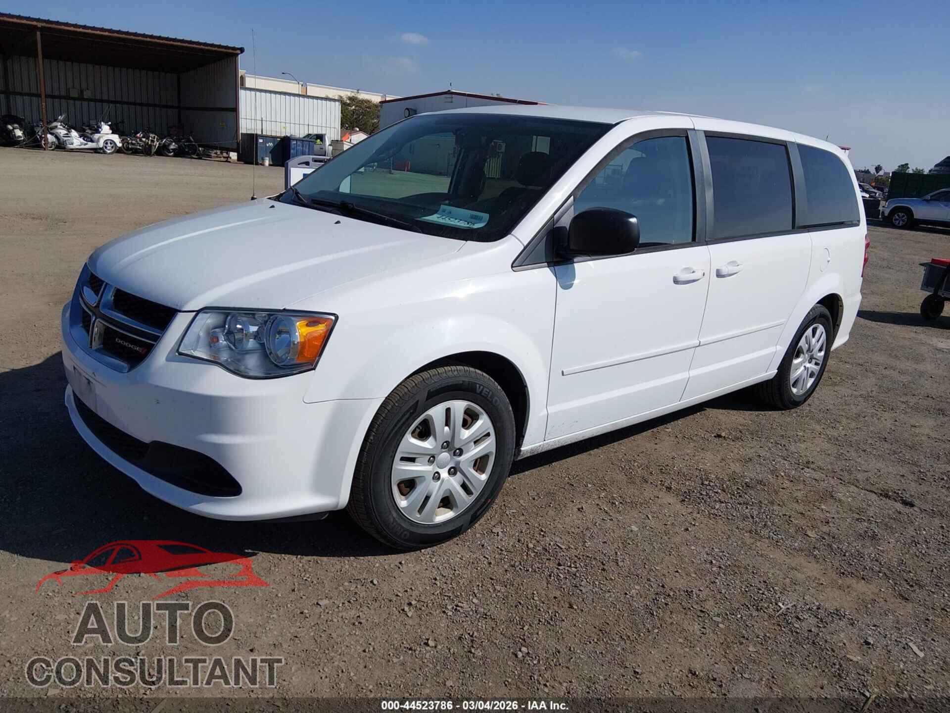 DODGE GRAND CARAVAN 2017 - 2C4RDGBG4HR798440
