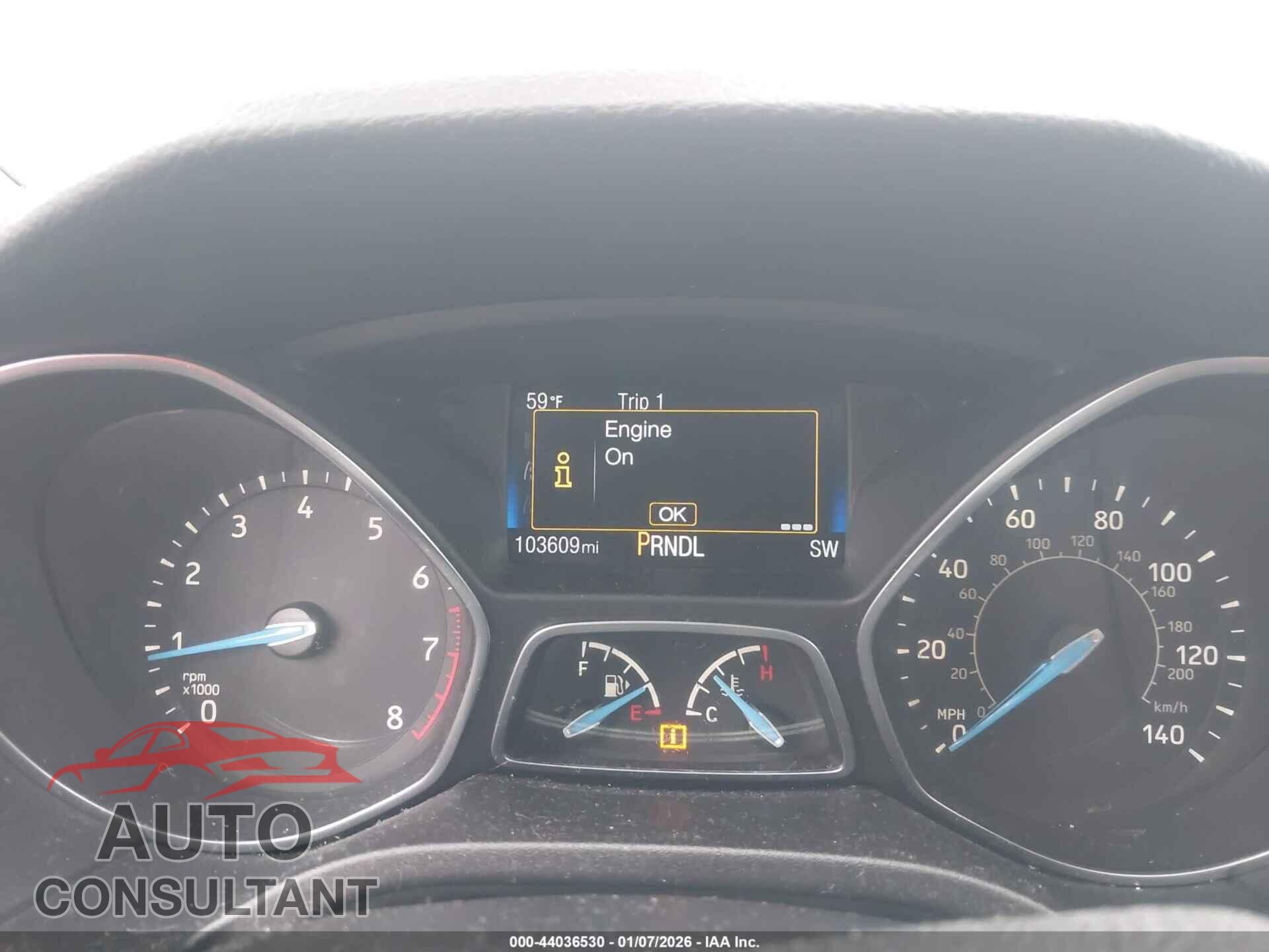 FORD FOCUS 2017 - 1FADP3F2XHL313547