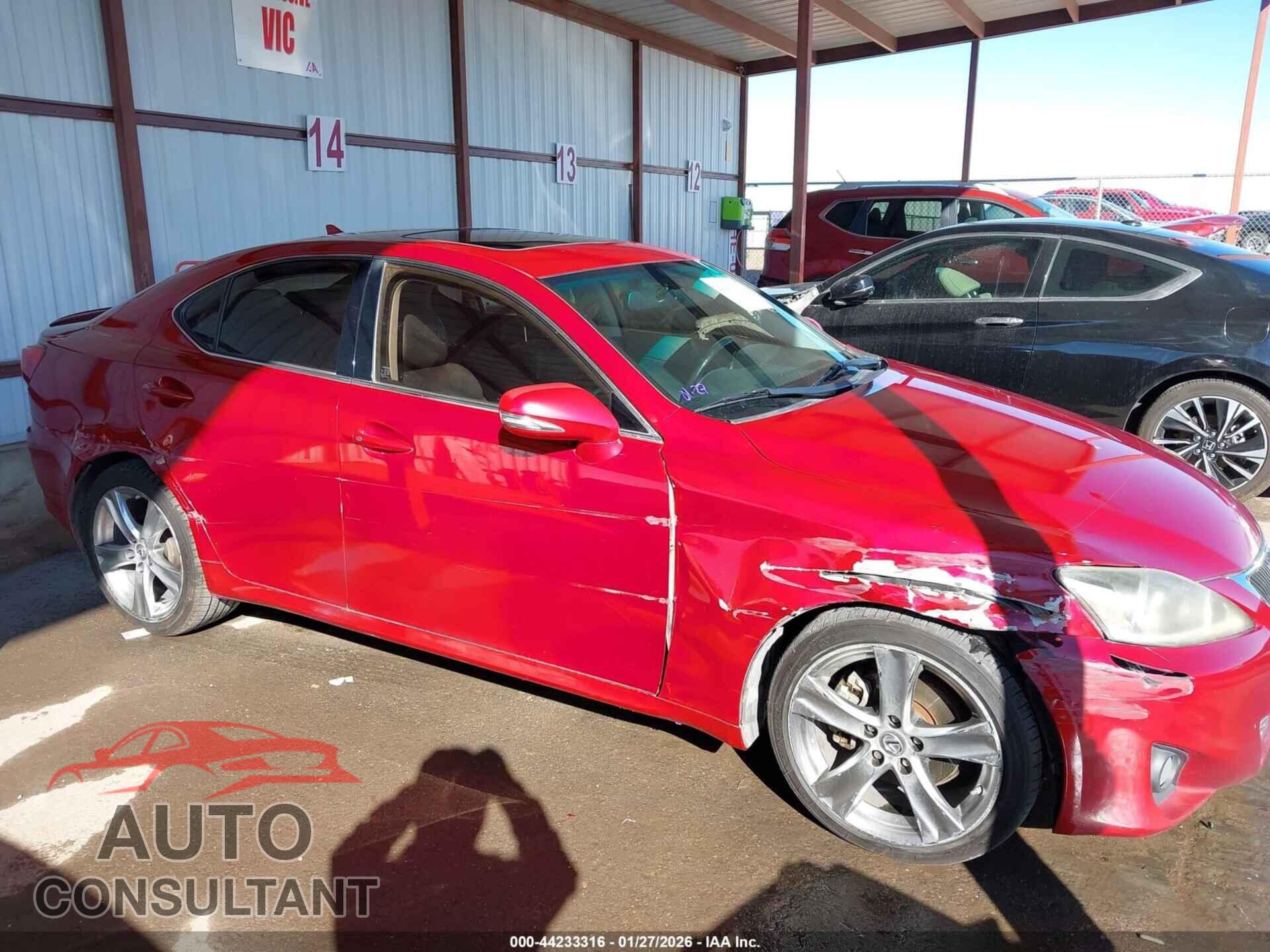 LEXUS IS 250 2011 - JTHBF5C29B5149352