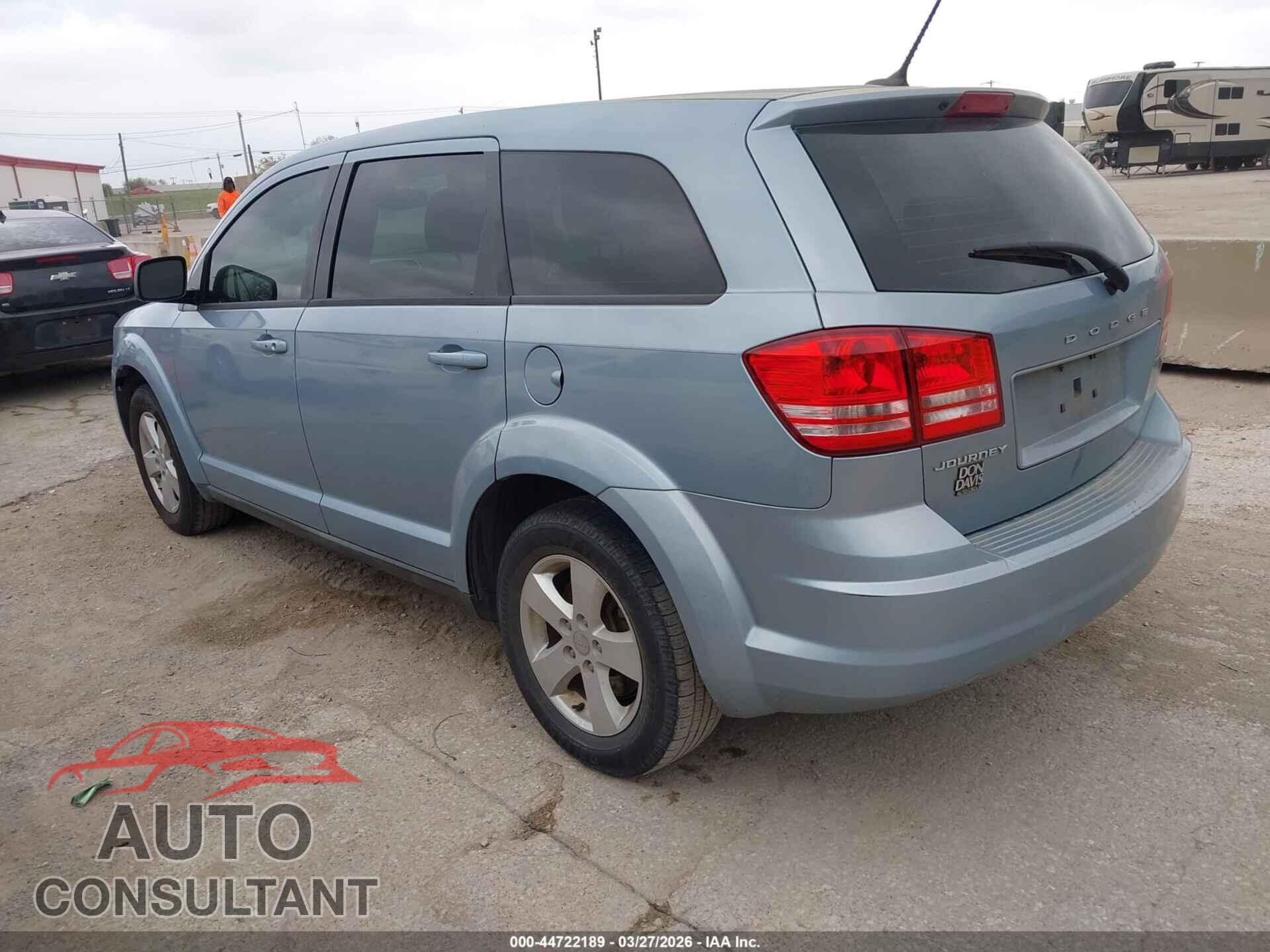 DODGE JOURNEY 2013 - 3C4PDCAB9DT537561