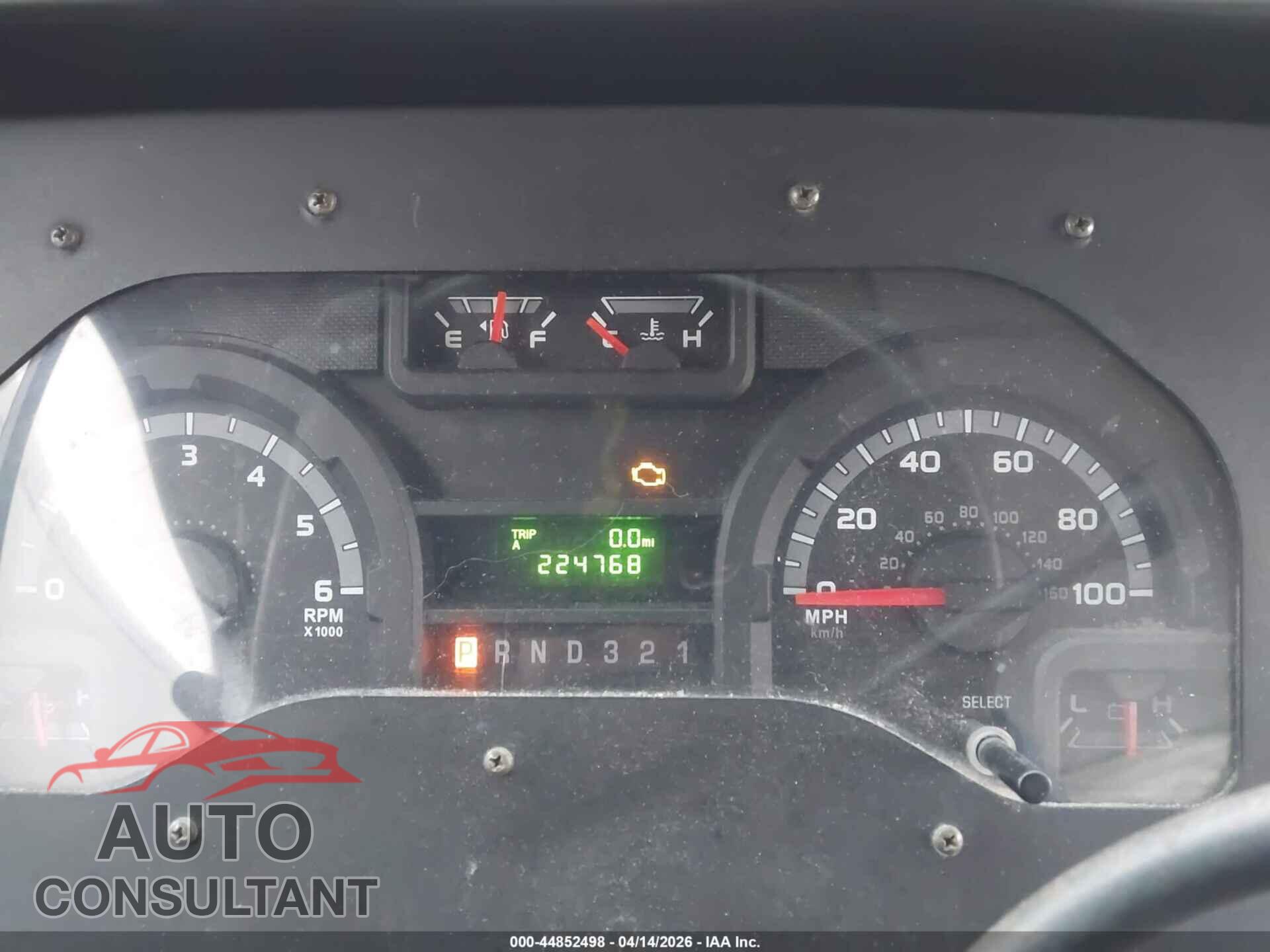 FORD E-450 STRIPPED 2013 - 1FC4E4KS2DDA69876