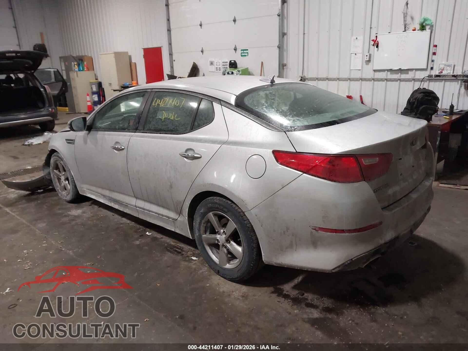KIA OPTIMA 2014 - KNAGM4A7XE5489195